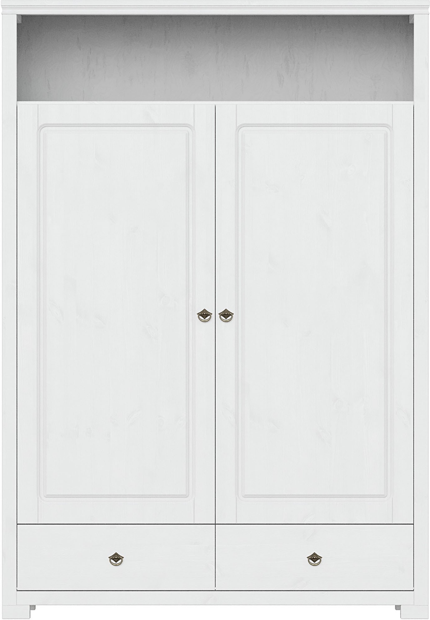 GOODproduct Armoire à linge »Gotland! Home Office Schrank, Mehrzweckschrank, Büroschrank« H/B/T ca. 180/125/40cm,  mit Ausziehregal, Schublade, stabil + langlebig, Massivholz made in EU