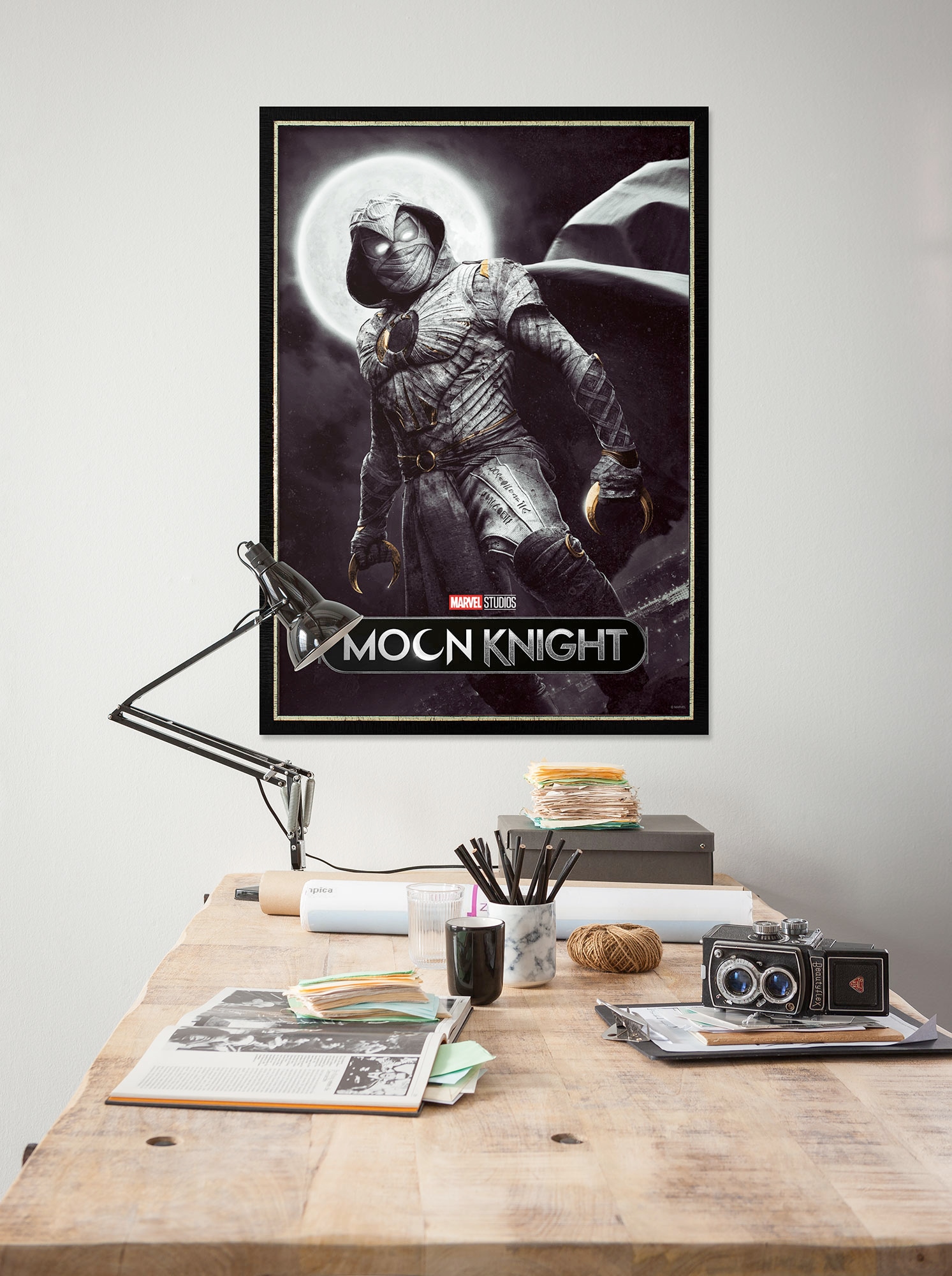 Image of Komar Wandbild "Moon Knight Lunar Cycle" Disney Set, 1 Stk. tlg. 40 x 50 cm (Breite x Höhe) - Kinderzimmer, Dekoration