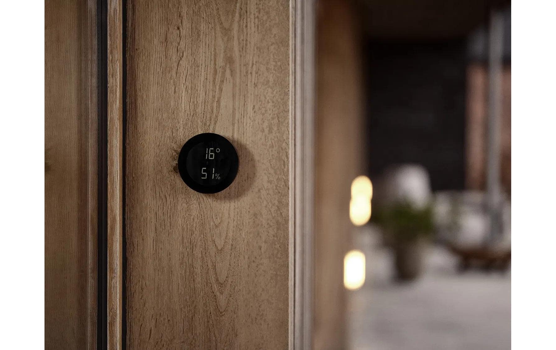 Jacob Jensen Wetterstation () Temperatur- und Feuchtigkeitssensor für Innen- und Aussenbereich