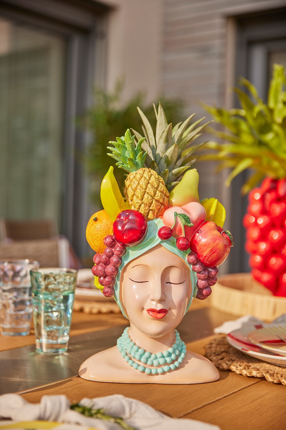 Kare Design Vase décoratif »Deko Vase Fruity 37cm«