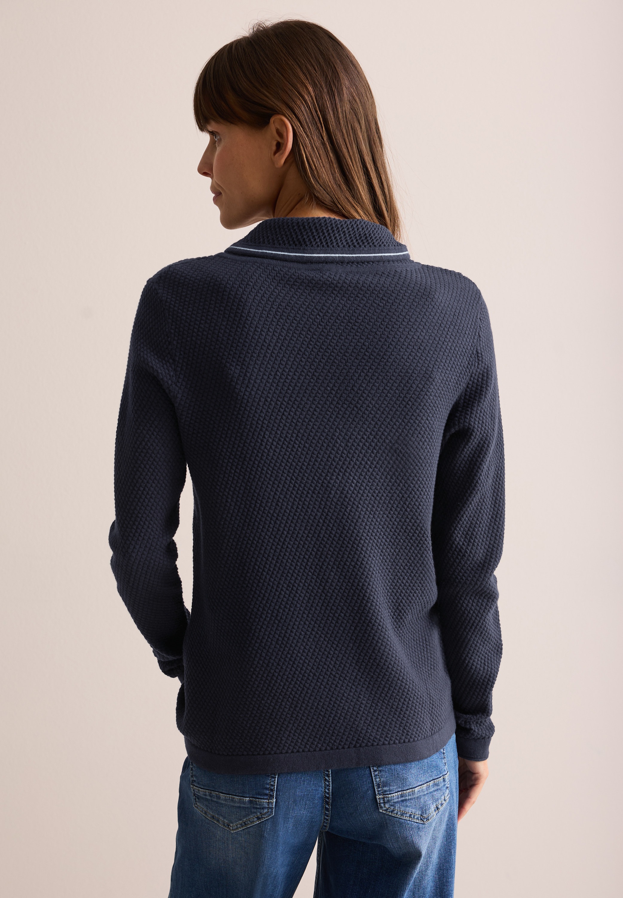 Cecil Strickpullover, mit Struktur