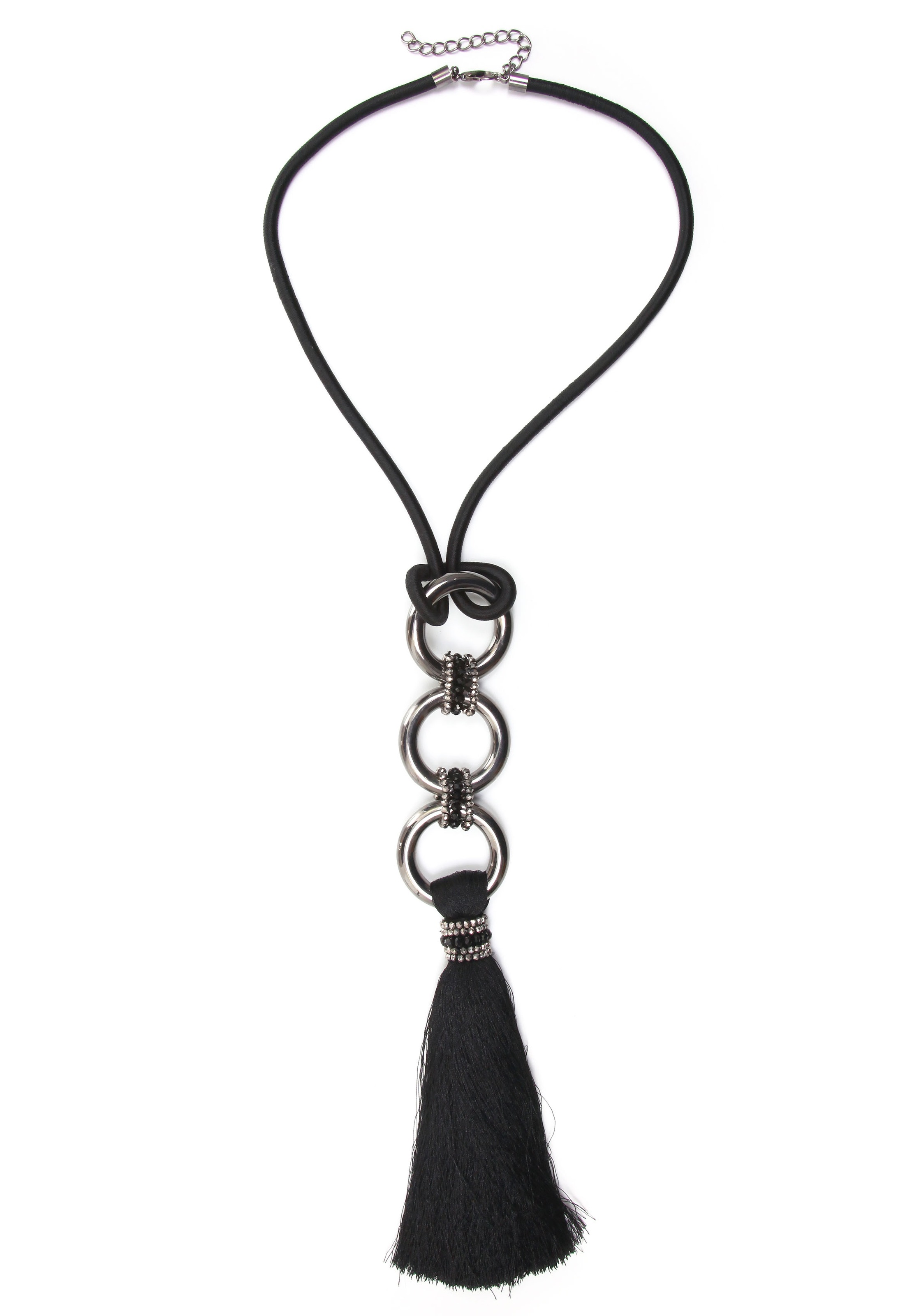 Image of COLLEZIONE ALESSANDRO Kette mit Anhänger »Y-Kette mit Quaste, C2547A F01«, mit Glasperlen bei Ackermann Versand Schweiz