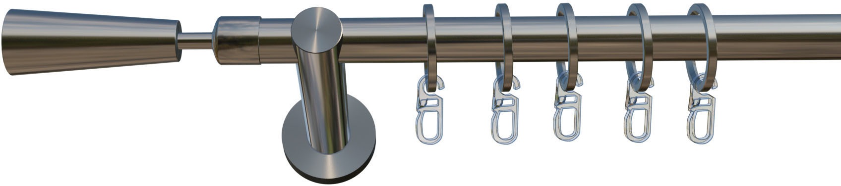 Image of indeko Gardinenstange »Johannesburg«, 1 läufig-läufig, Wunschmasslänge bei Ackermann Versand Schweiz