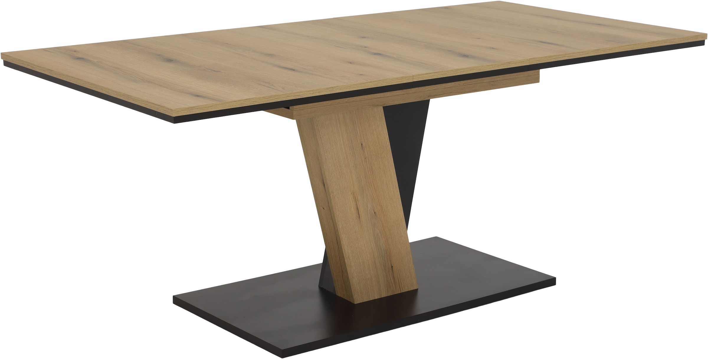 GOODproduct Table de salle à manger à colonne »Altona« Esstisch, Küchentisch, ausziehbar auf 180 cm