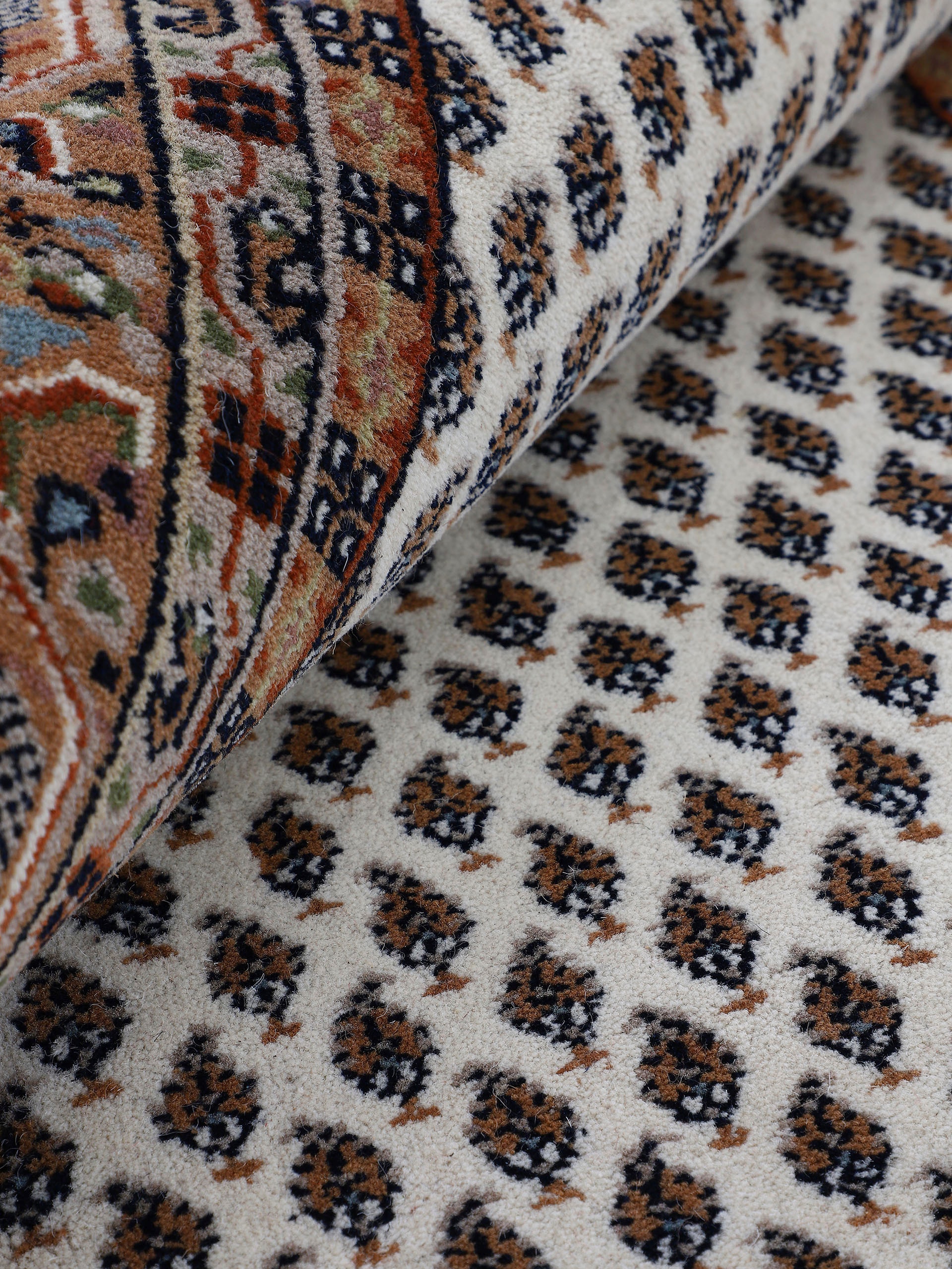 Woven Arts Orientteppich »Orientteppich Mir«, rechteckig, 15 mm Höhe, handgeknüpft, Wohnzimmer, reine Wolle