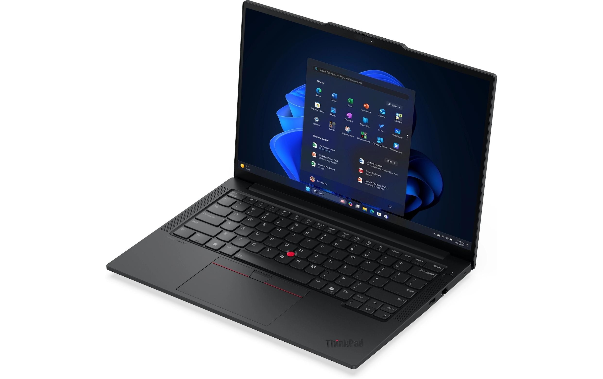 Lenovo Ordinateur portable »ThinkPad E14 Gen 7 (Intel) Copilot+ PC« / 14 ″ Intel Core Ultra 5 NPU intégrée (Neural Processing Unit)