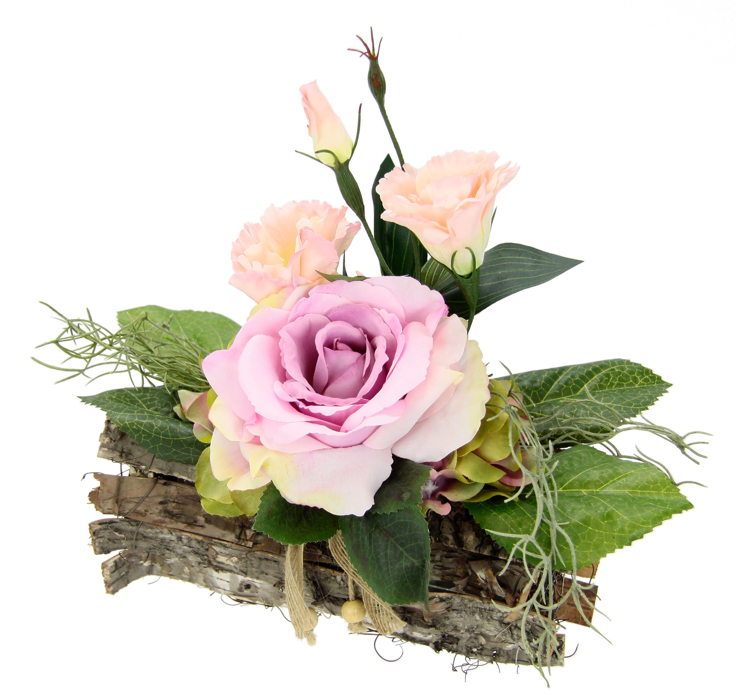 Image of I.GE.A. Kunstpflanze »Gesteck Rose in Schale«, (1 St.) bei Ackermann Versand Schweiz