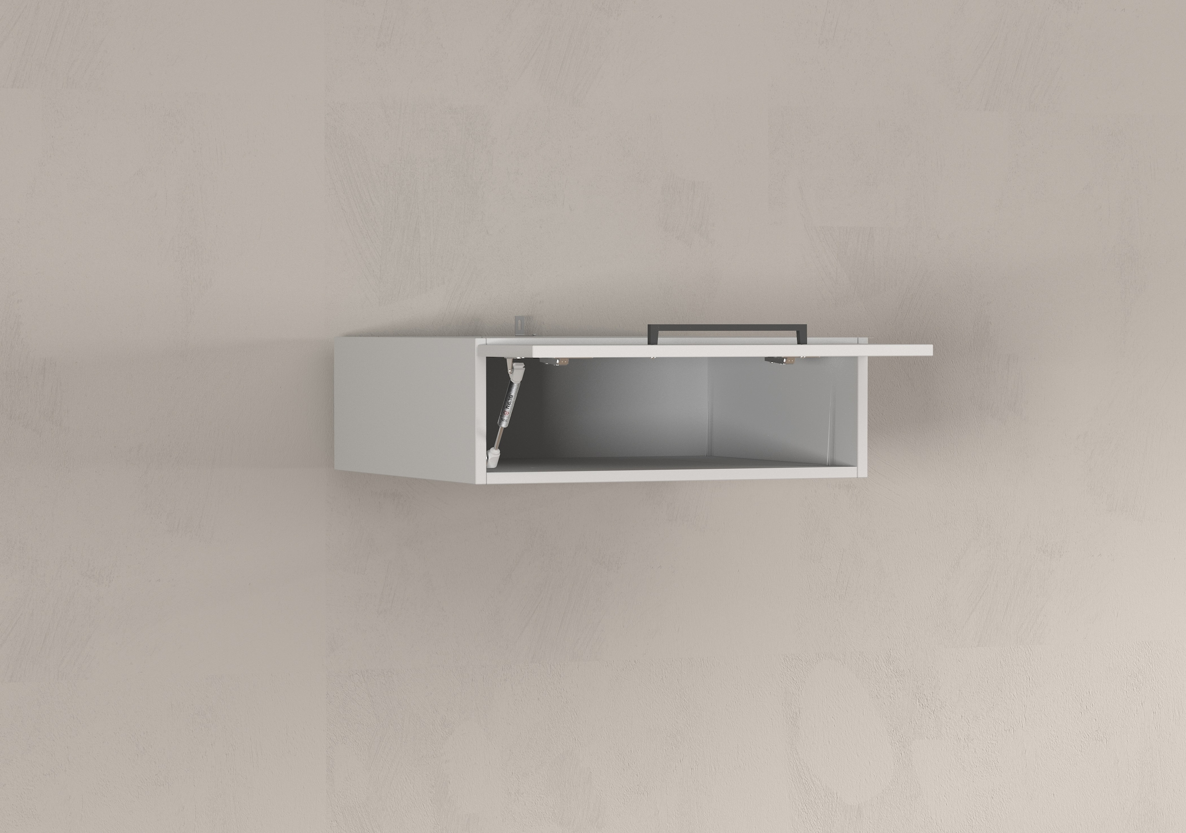 KOCHSTATION Aufsatzschrank »Luna, Hängeschrank, Küchenhängeschrank, Made in Italy« B/T/H: 60×60×20 cm, zusätzlicher Stauraum über der Arbeitsfläche