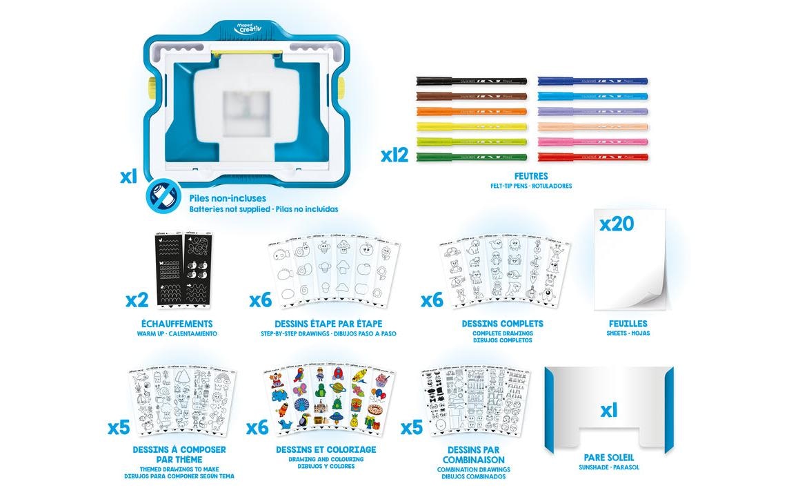 MAPED Tafel »Lumi Board A4«