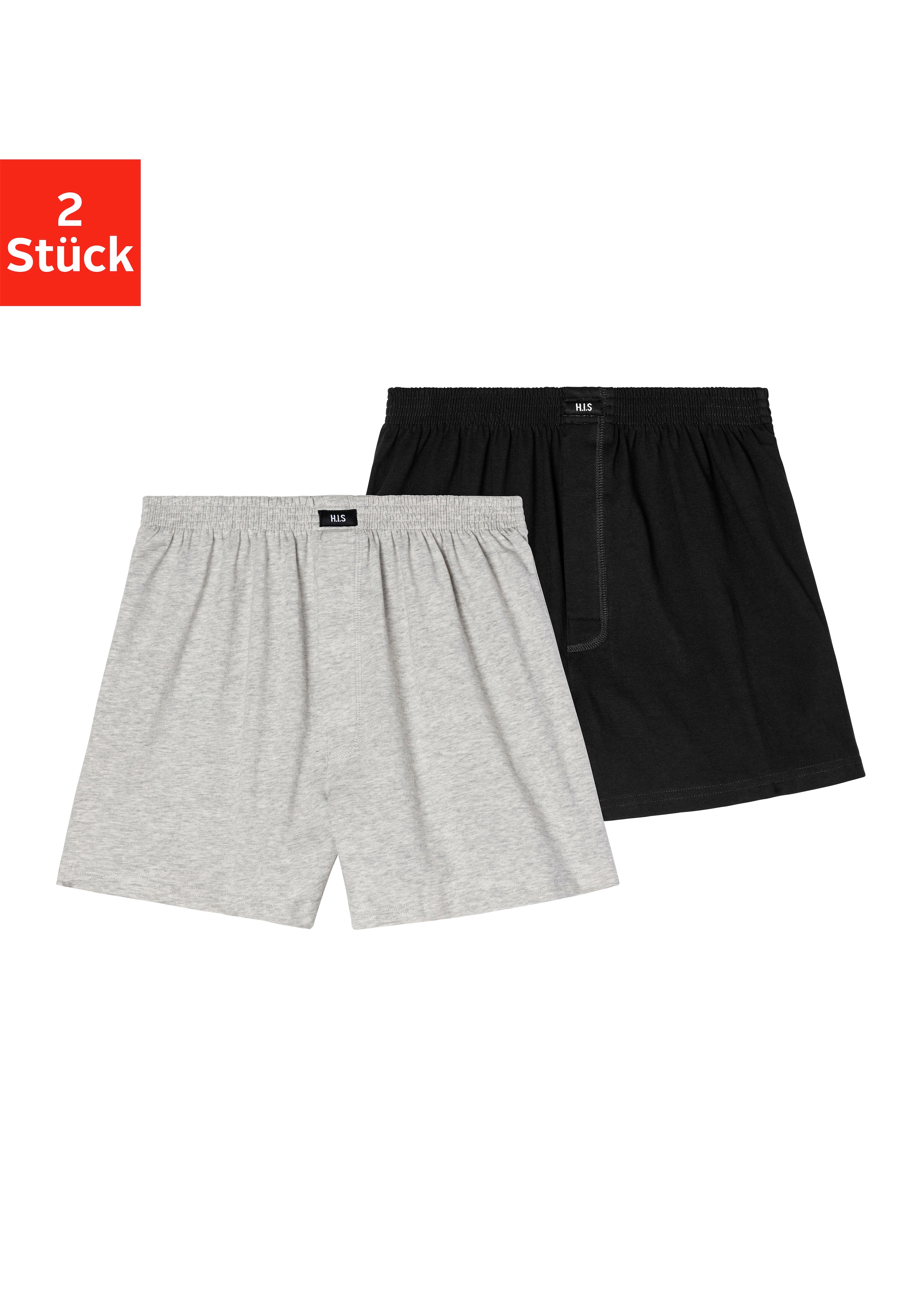 Image of H.I.S Weiter Boxer Packung, 2 Stk. aus weicher Single Jersey Ware