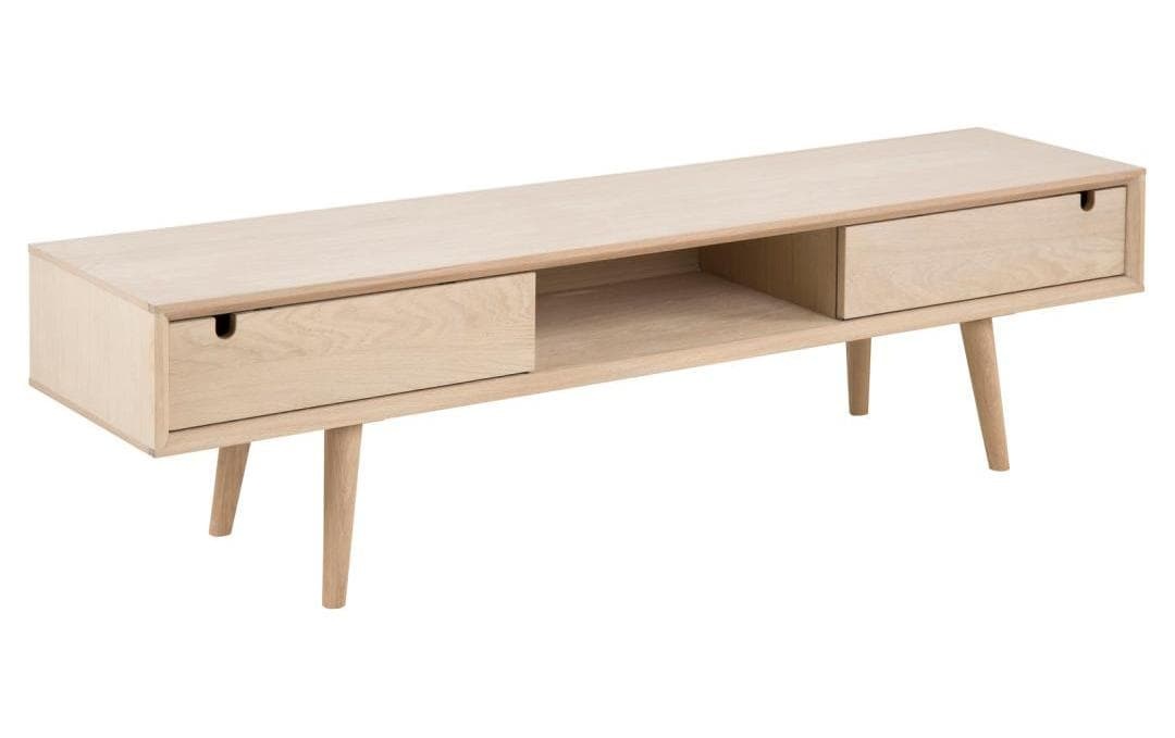 Image of AC Design TV-Board "Century 160 x 38 x 43 cm" Skandinavisches TV-Tisch in pigmentierter Eiche
