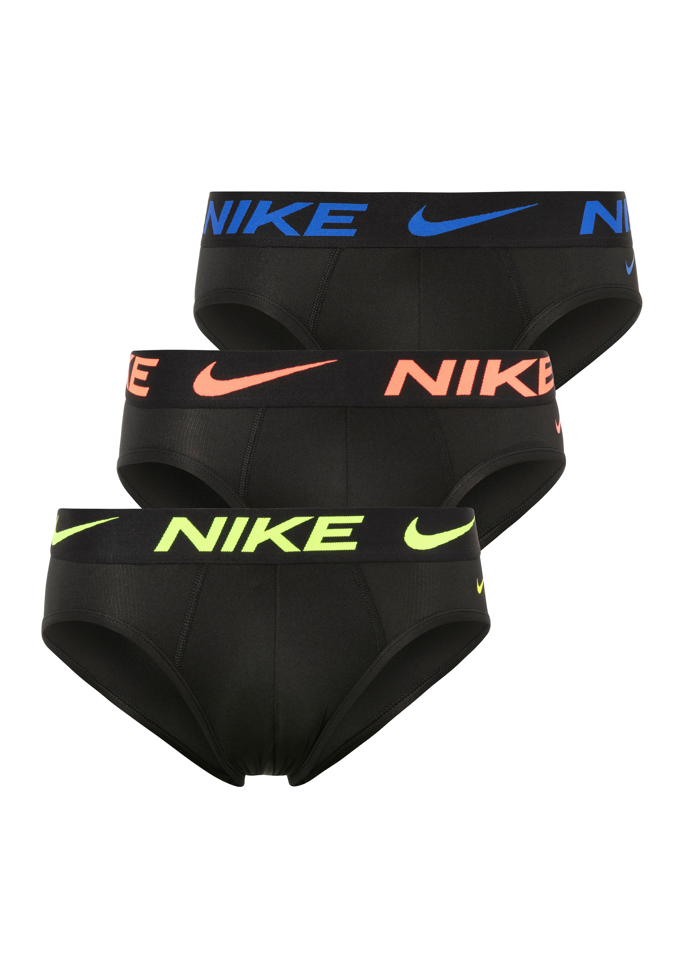 NIKE Underwear Hipster »HIP BRIEF 3PK«, (Packung, 3 St., 3er), mit NIKE Logo-Elastikbund