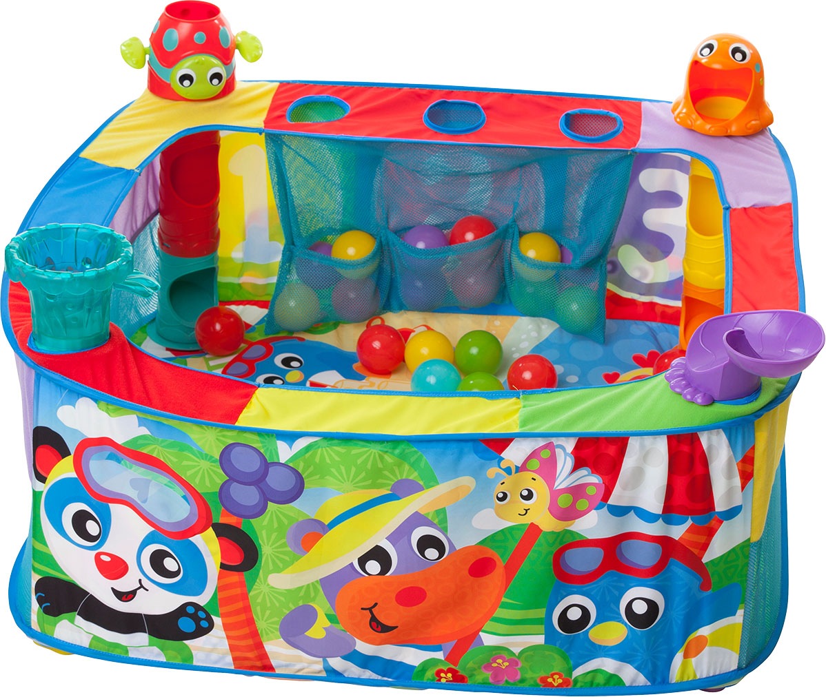 Image of Playgro Bällebad »Pop Up Baby«, mit vier unterschiedlichen Aktionsstationen bei Ackermann Versand Schweiz