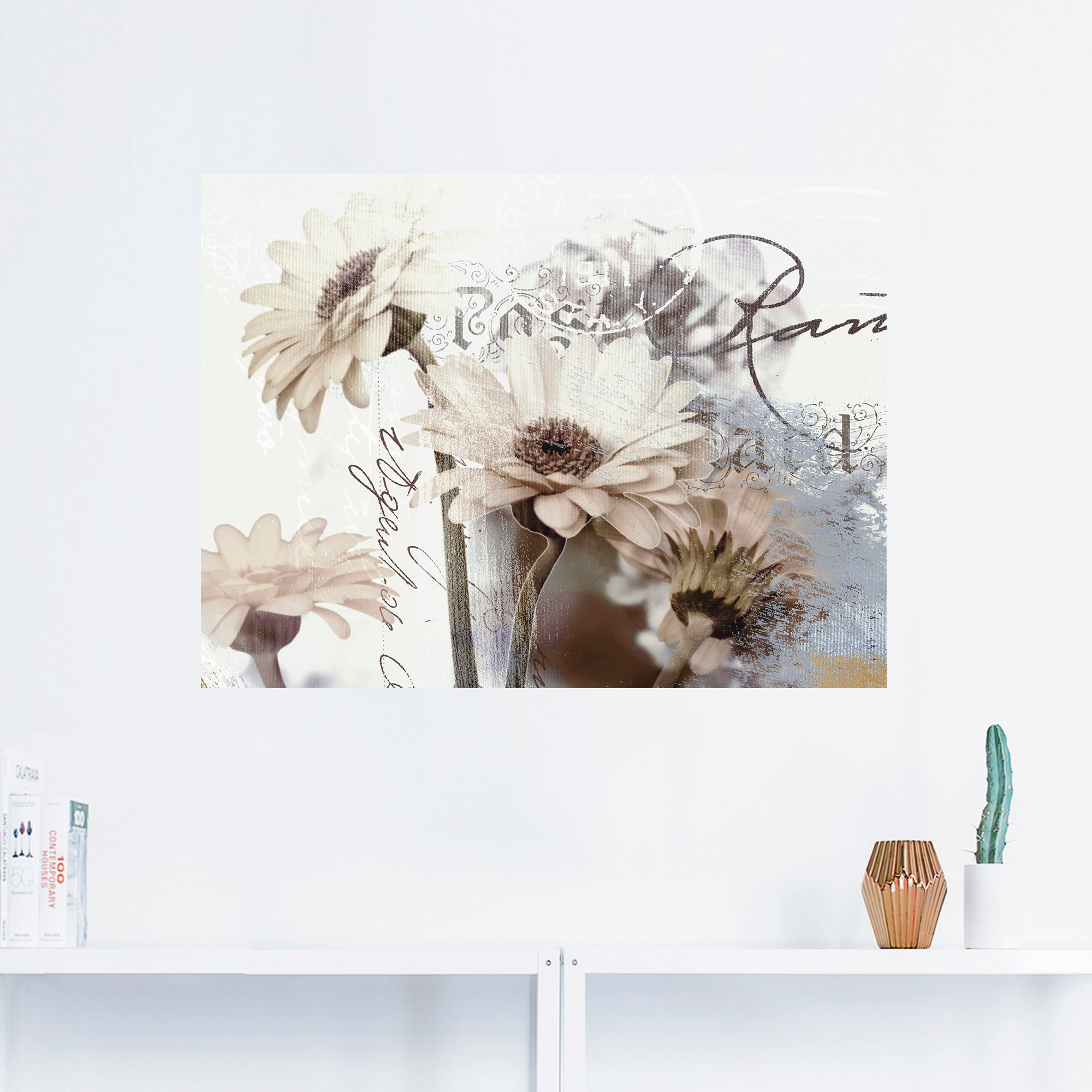 Artland Wandbild »Gerberas_Detail«, Blumenbilder, (1 St.), als Leinwandbild, Poster, Wandaufkleber in verschied. Grössen