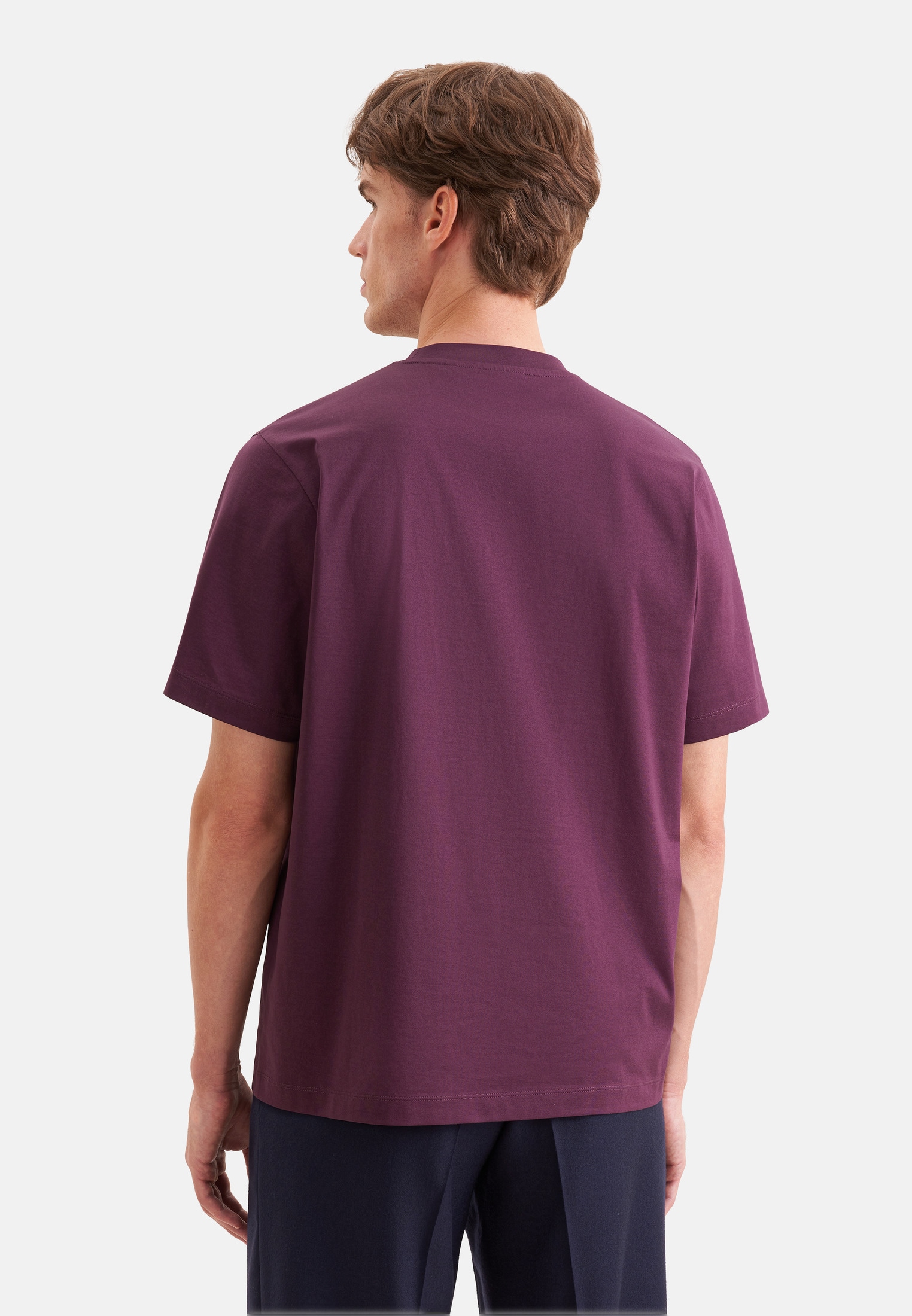seidensticker T-shirt 1/2 col rond uni