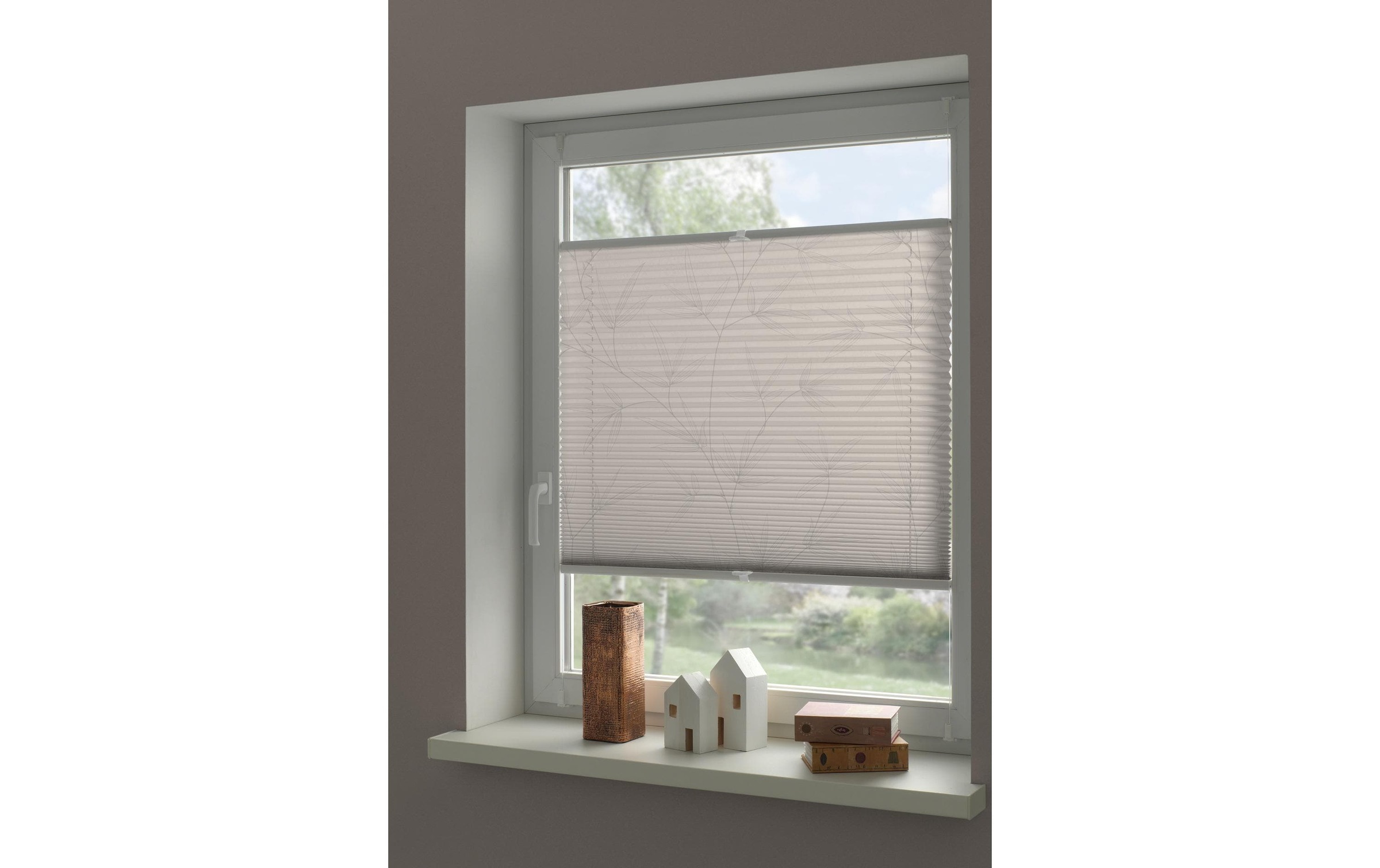 GARDINIA Plissee »Japandi Bamboo 90 x 130 cm, Hellbraun«
