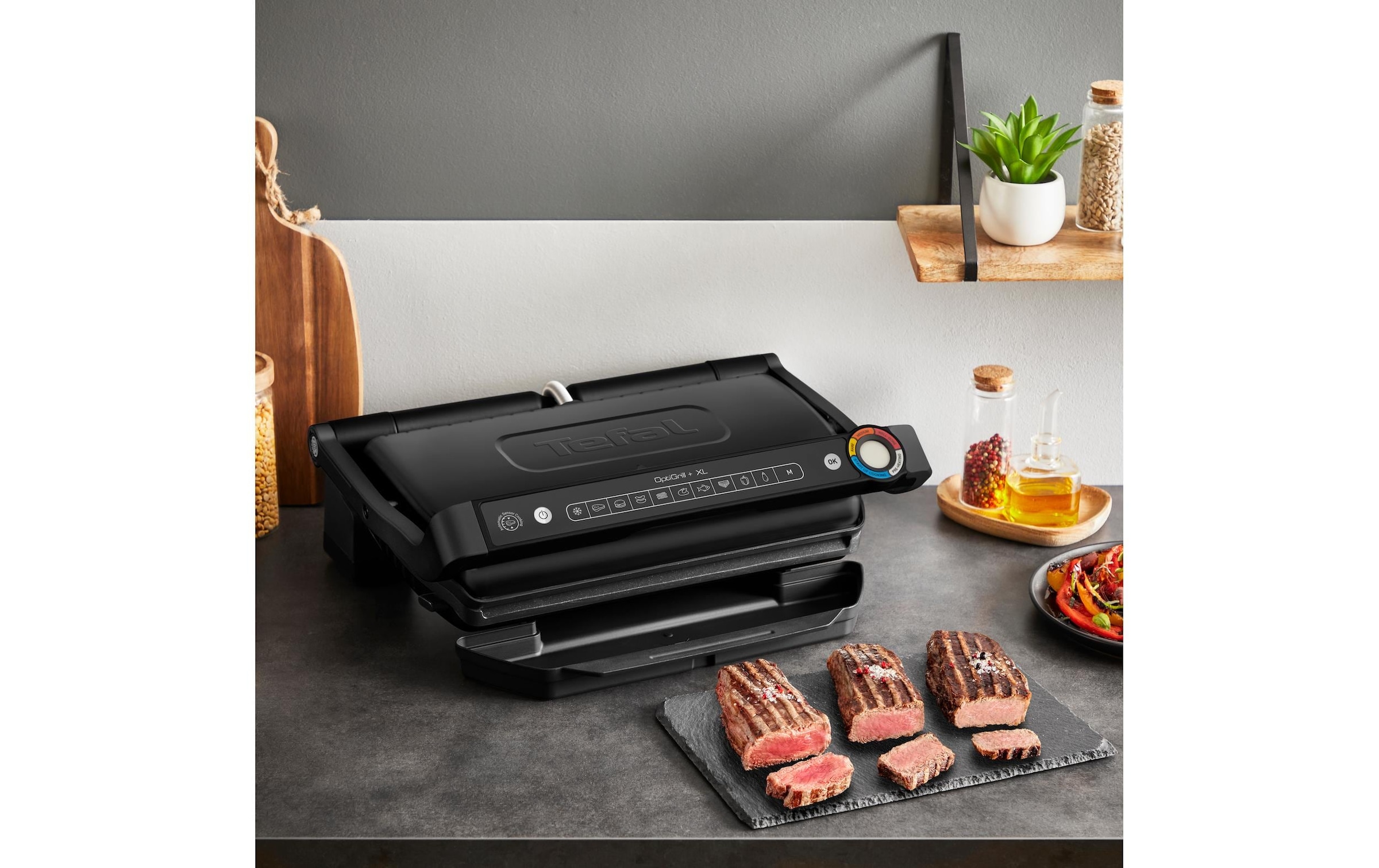 Tefal Kontaktgrill »OptiGrill+ XL GC7278 2000 W«, 2000 W