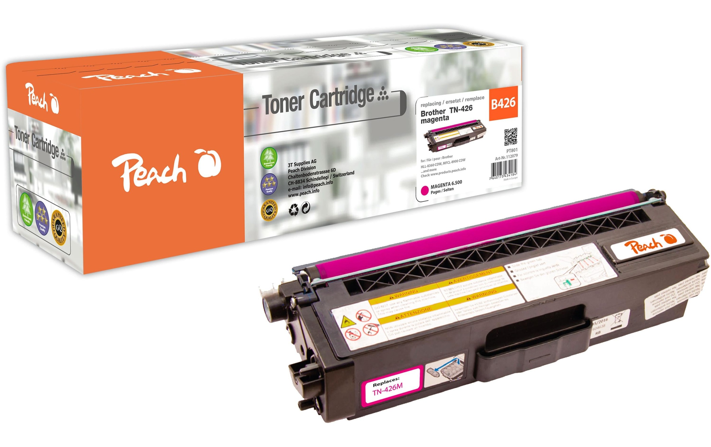 Image of Peach Tonerpatrone "Brother TN-426 Magenta"