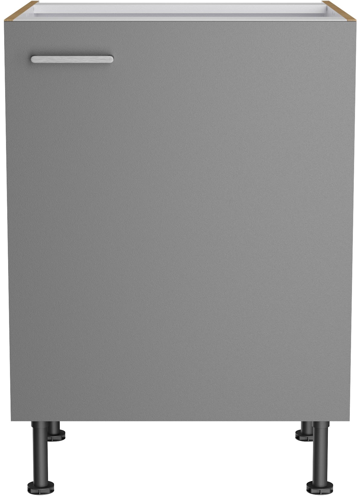 KOCHSTATION Armoire basse »KS-Lucy« Breite 60 cm, mit 1 Tür, 1 Einlegeboden, Soft-Close, verstellbare Füsse