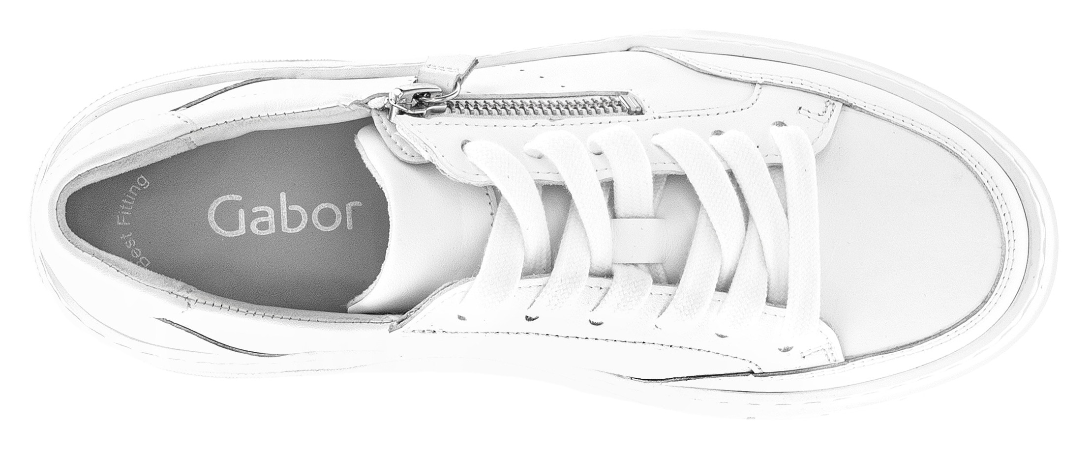 Gabor Plateausneaker  , Freizeitzschuh, Halbschuh, Schnürschuh mit Best Fitting-Ausstattung