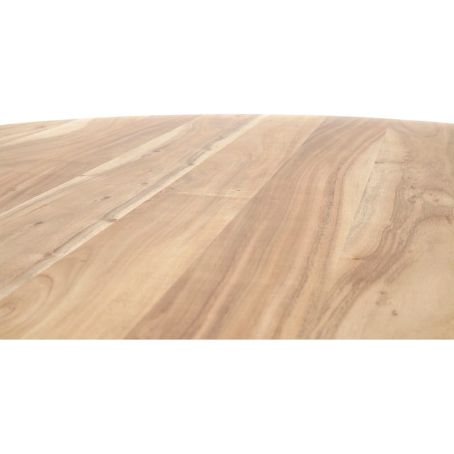 MCA living Esstisch »Stirling«, Esszimmertisch Rund 120 cm breit, FSC  zertifiziertes Akazie Massivholz versandkostenfrei auf