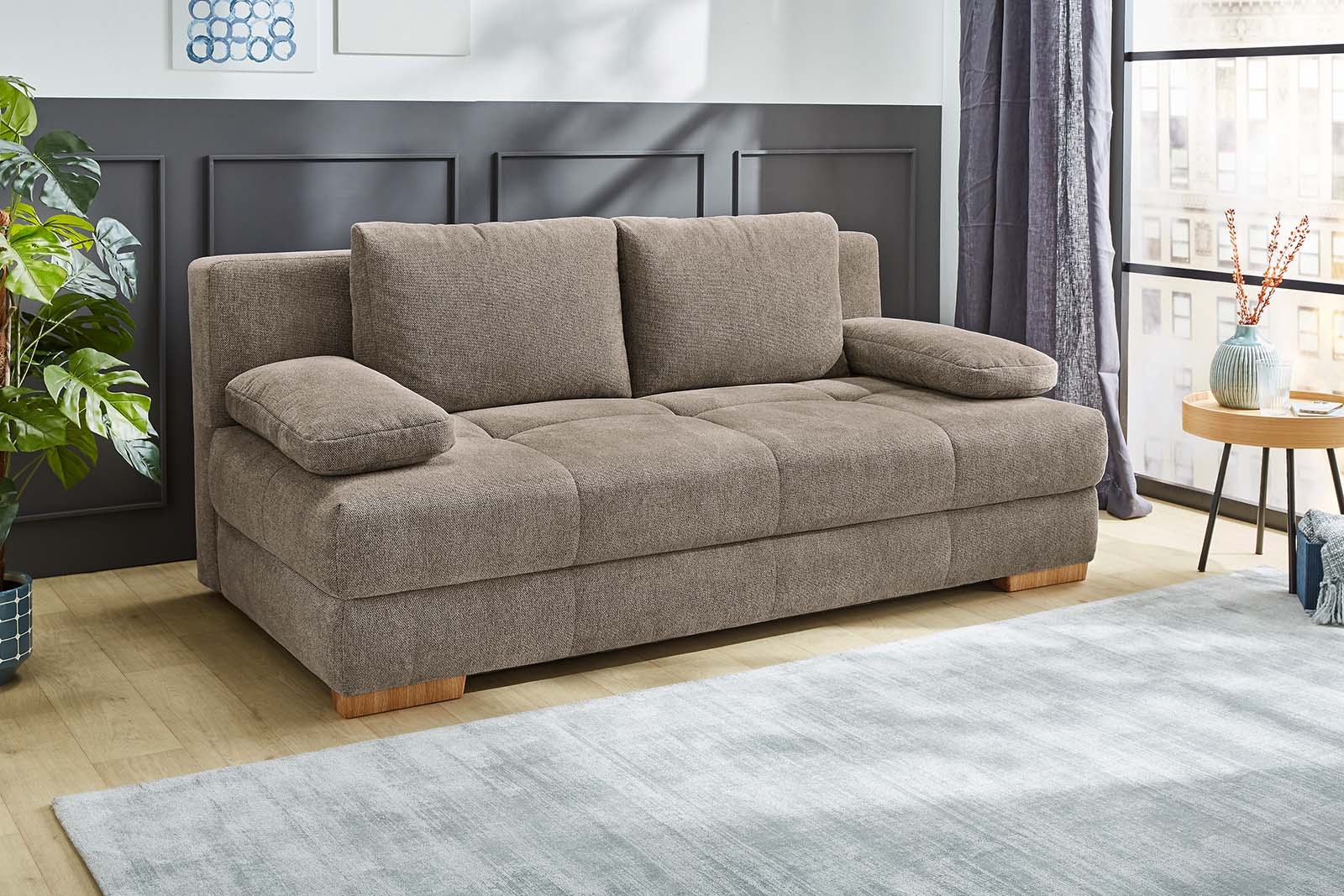 Image of Jockenhöfer Gruppe Schlafsofa "Calli, B: 205 cm, Liegefl. 160x200 cm, Dauerschläfer" mit Bettfunktion & Bettkasten, Tonnentaschenfederkern