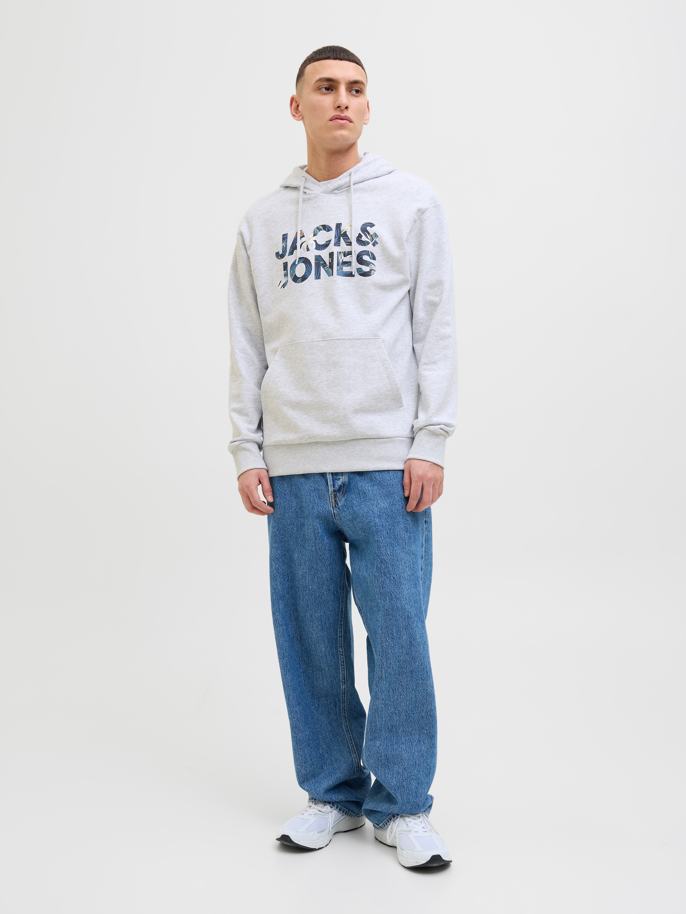 Jack & Jones Kapuzensweatshirt »JJEBRYAN CORP LOGO SWEAT HOOD NOOS«, mit Logo Druck
