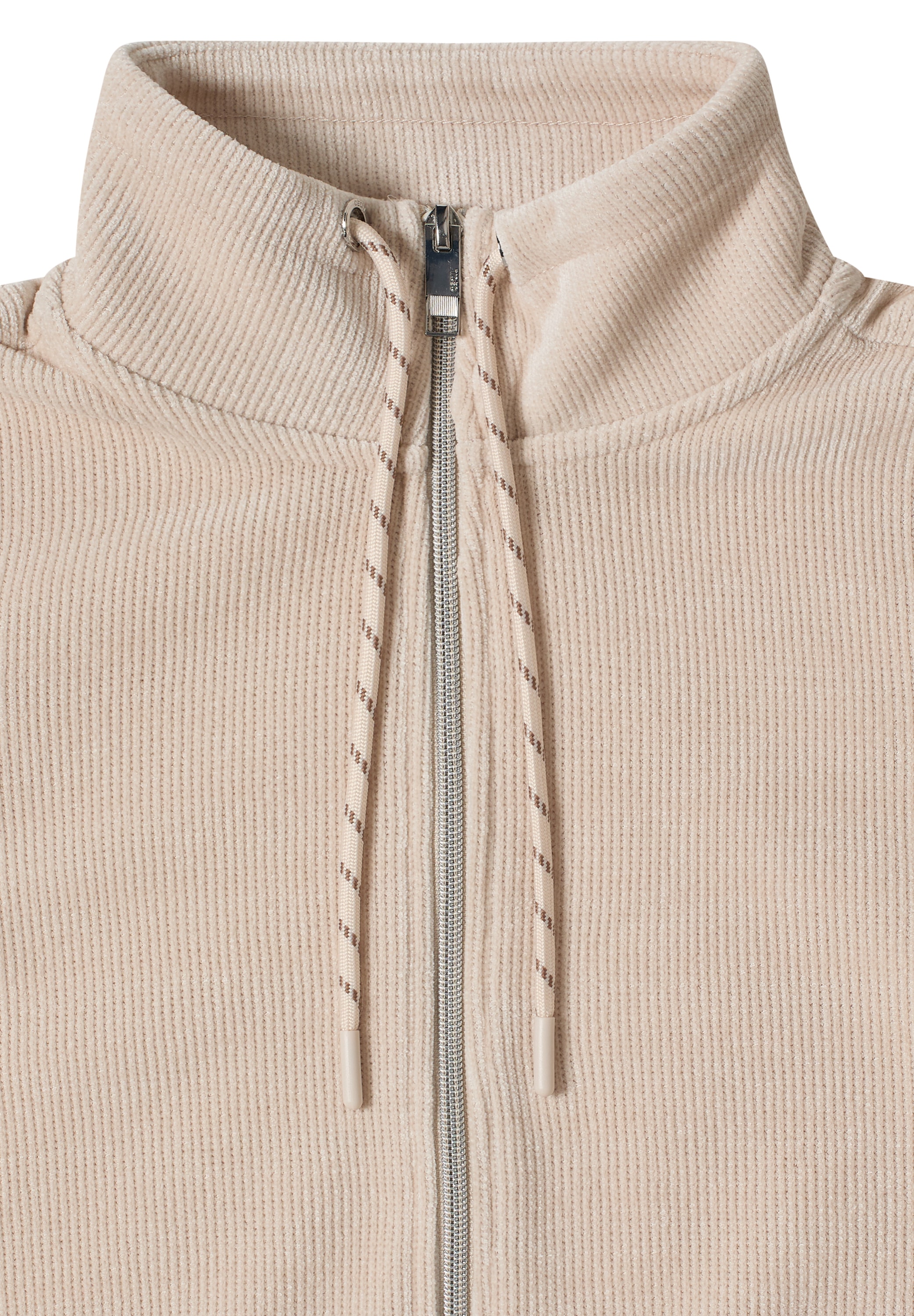 Cecil Sweatjacke Leichte Cordjacke mit Stehkragen