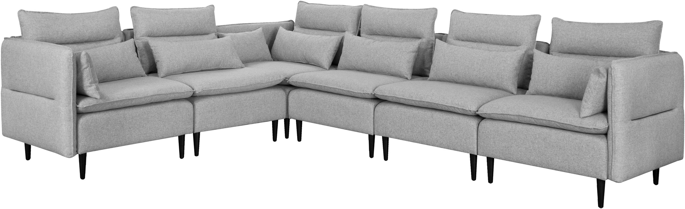 andas Ecksofa »ALVIK L-Form«, zusammengesetzt aus Modulen, erweiterbar mit Modulen der Serie