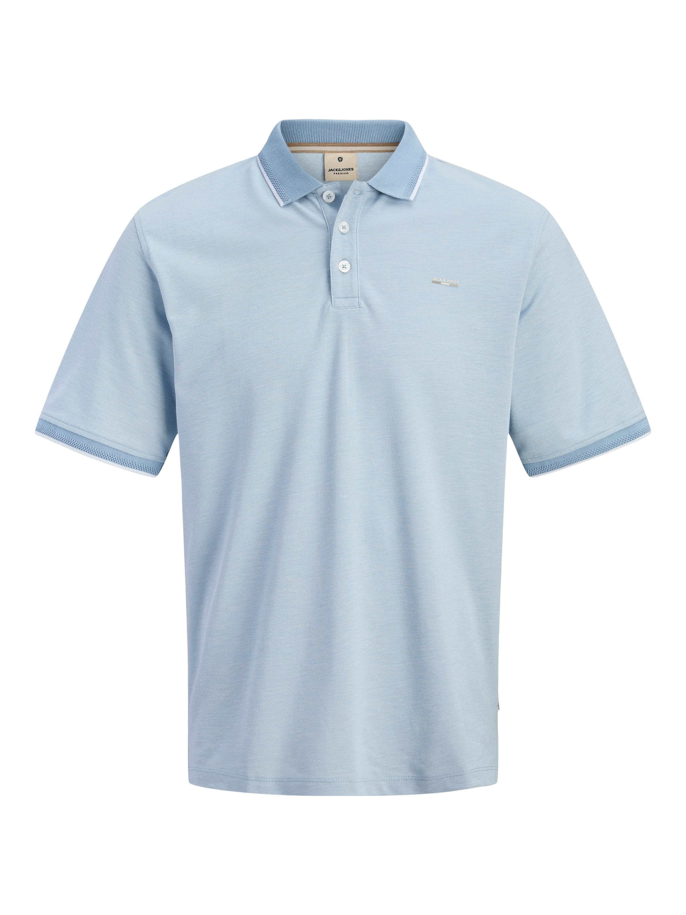 Jack & Jones Polo »JPRBLUALVES SS POLO SN« mit Logo Stickerei