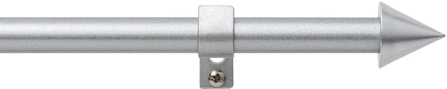 Image of Good Life Gardinenstange "Emmi" Ø 16 mm 1 läufig-läufig ausziehbar modernes Design - variabel ausziehbar, silberfarben