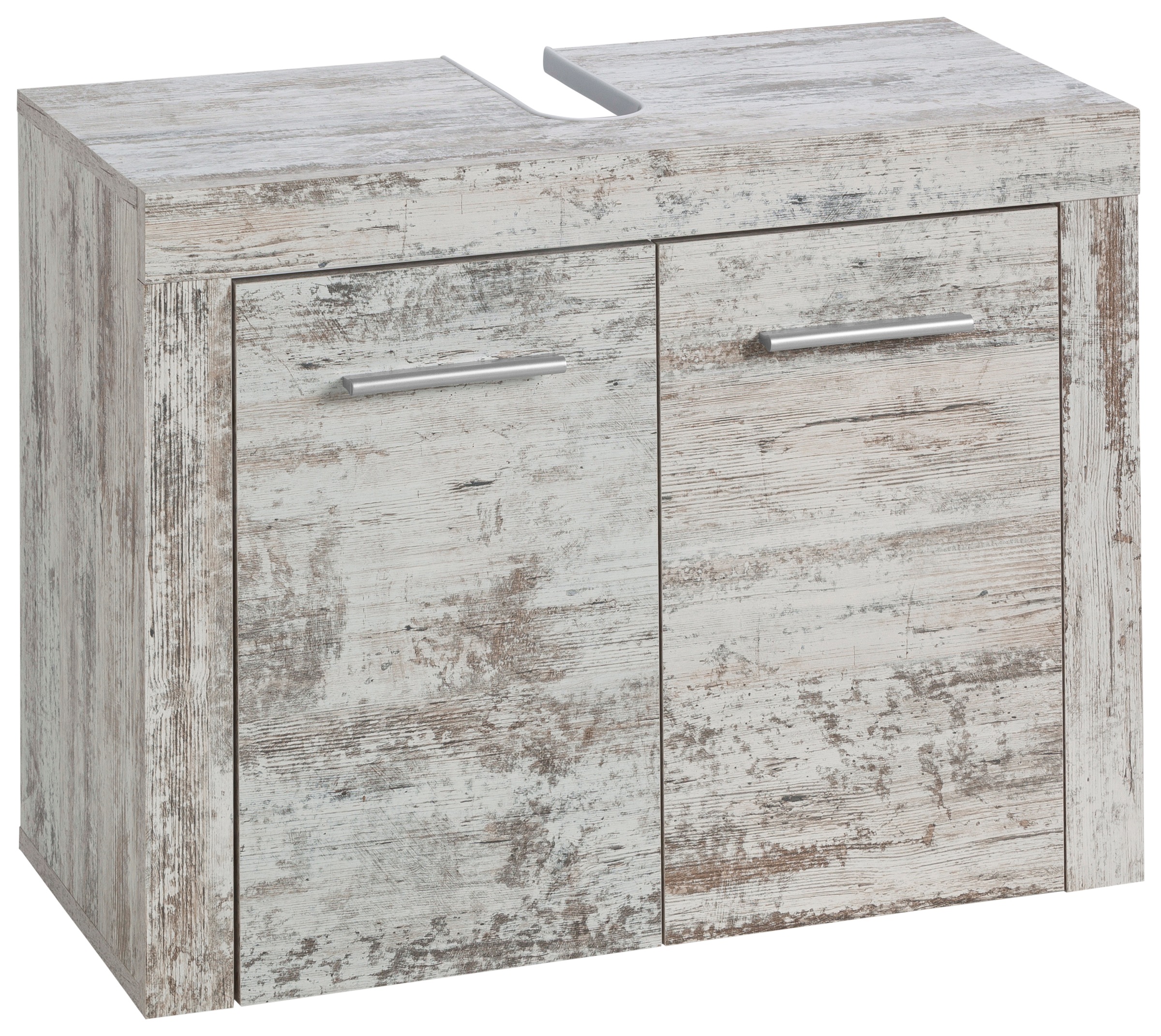 Image of trendteam Waschbeckenunterschrank »CANCUN«, mit Rahmenoptik in Holztönen, Höhe 56 cm bei Ackermann Versand Schweiz