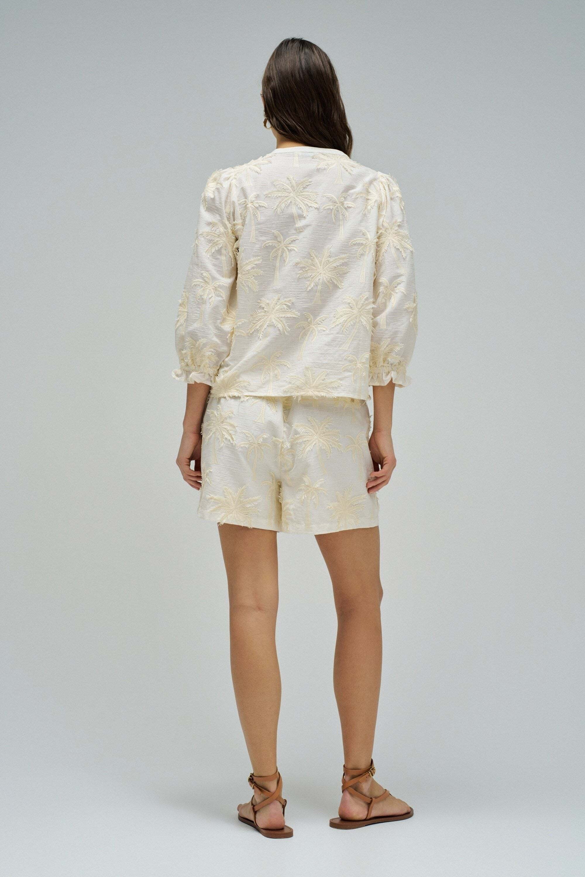 Salsa Blouse à manches longues »Salsa Jeans Langarmbluse Blouse Textured 3D Fabric Effect«