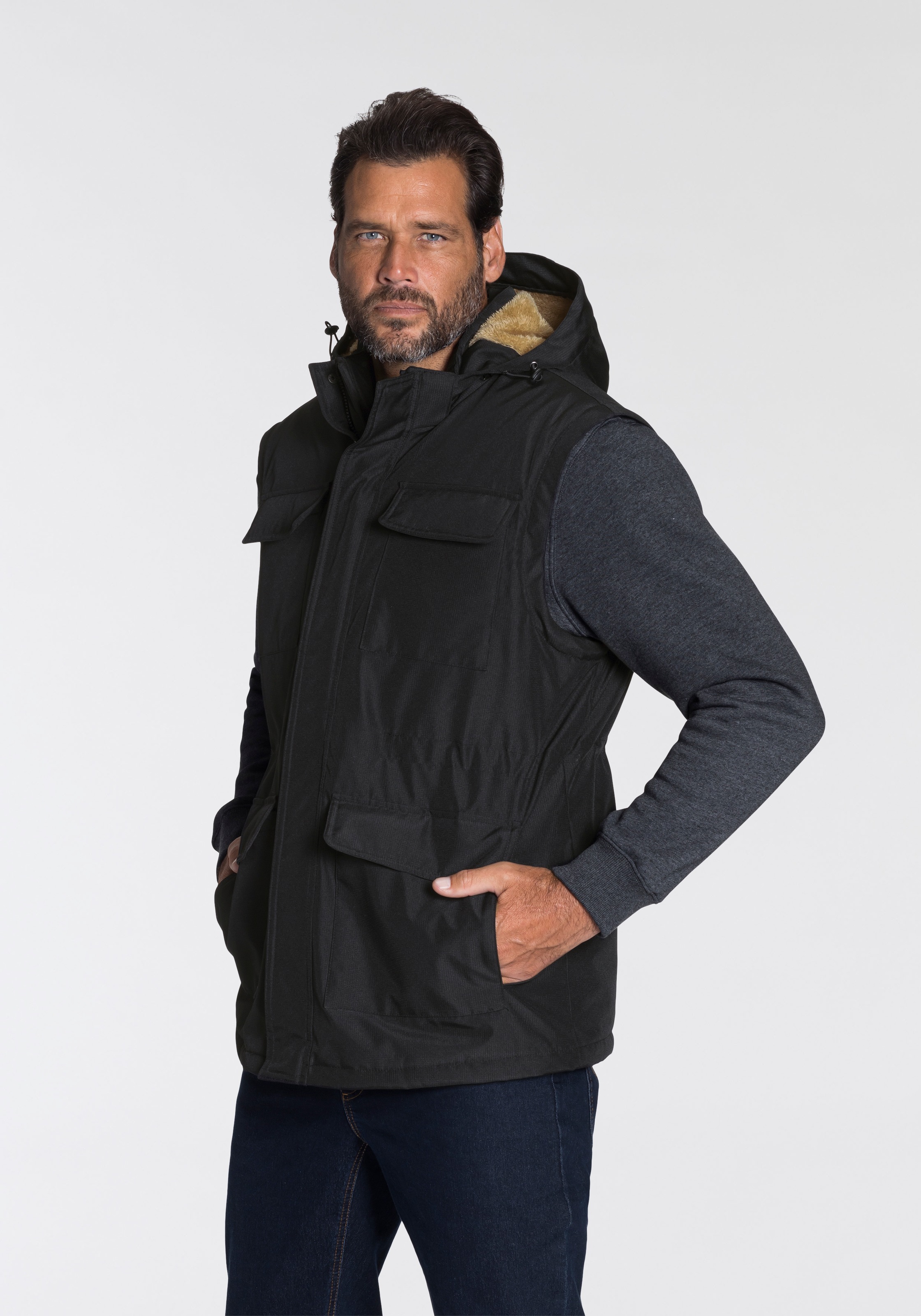 Image of Man's World Outdoorjacke »2-in-1 Outdoorjacke«, zur Weste umfunktionierbar bei Ackermann Versand Schweiz