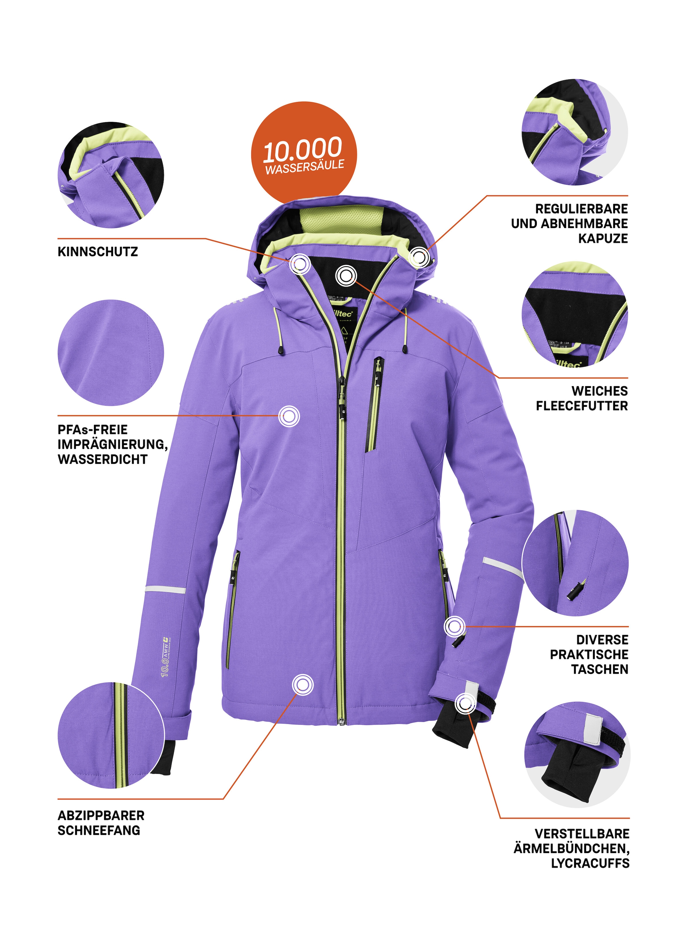 Killtec Skijacke »KSW 81 WMN SKI JCKT«