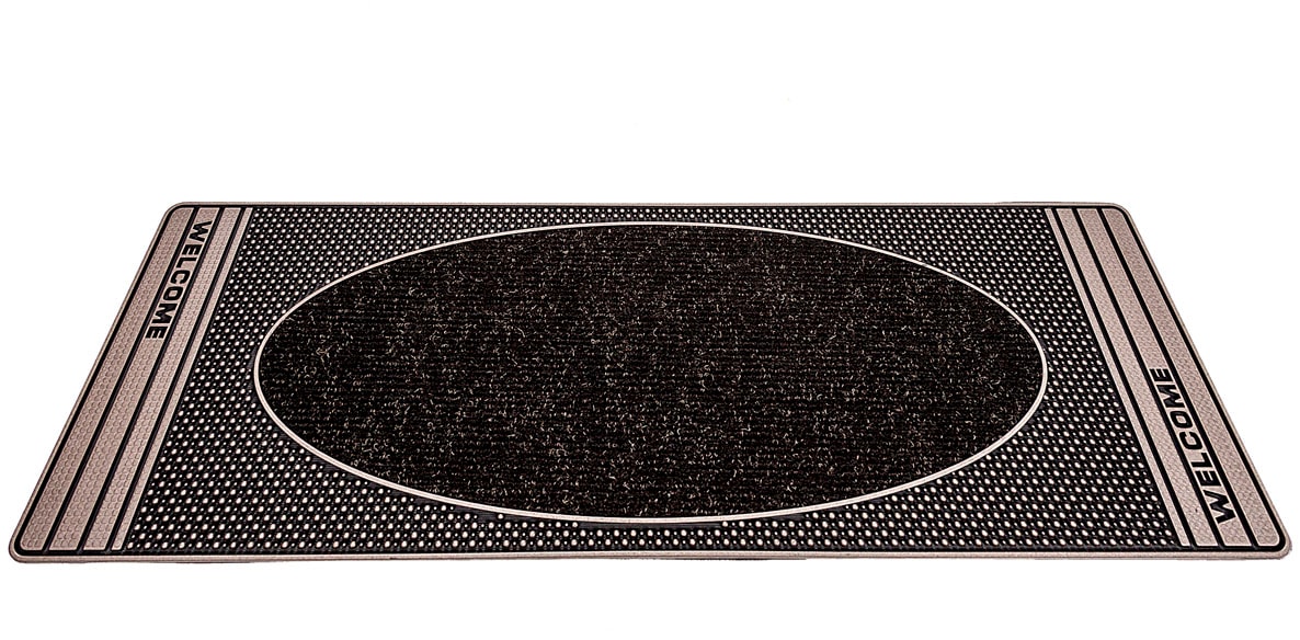 Home2Fashion Fussmatte »CenterClean«, rechteckig, 8 mm Höhe, schmale Schmutzfangmatte, strapazierfähig, In- und Outdoor geeignet