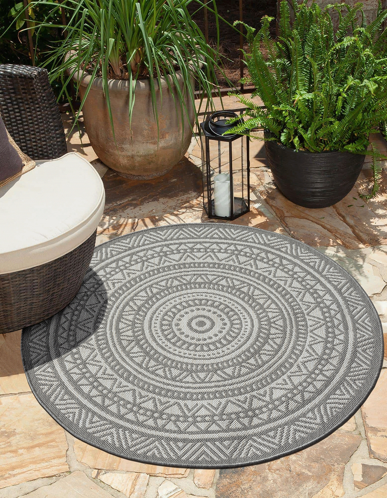 Image of the carpet Teppich "Mistra" rund 1 mm Höhe