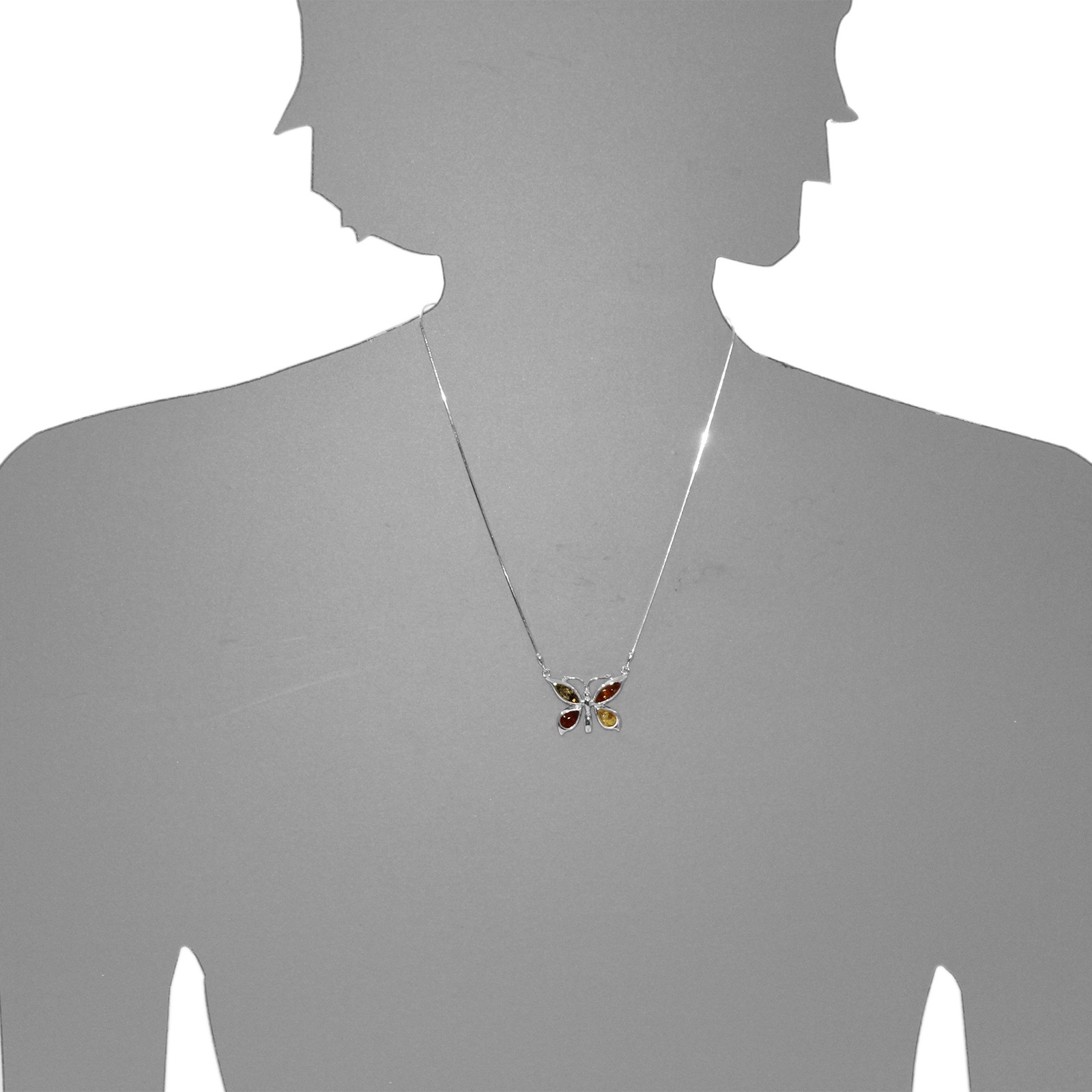OSTSEE-SCHMUCK Collier »Ostsee-Schmuck Collier Schmetterling Collier Schmetterling«
