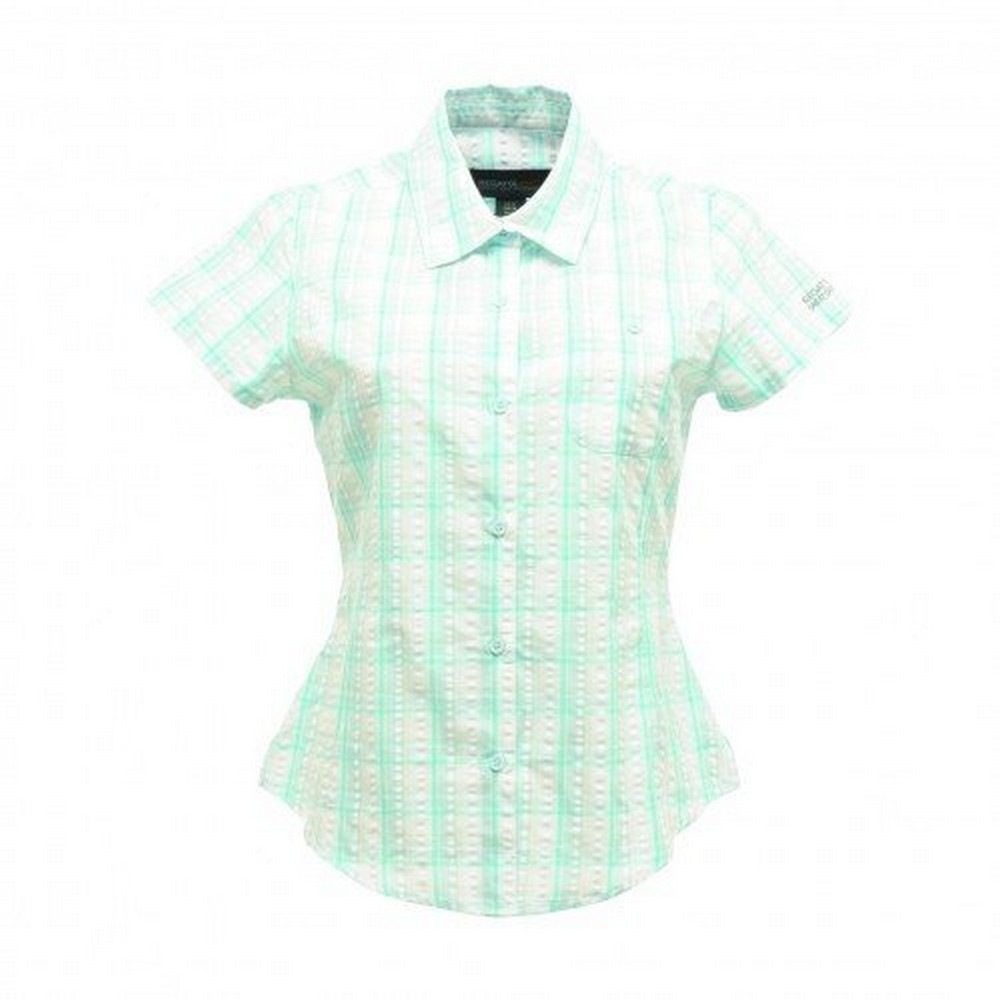 Kurzarmbluse »Great Outdoors Damen Kurzarm-Hemd Jenna, kariert«