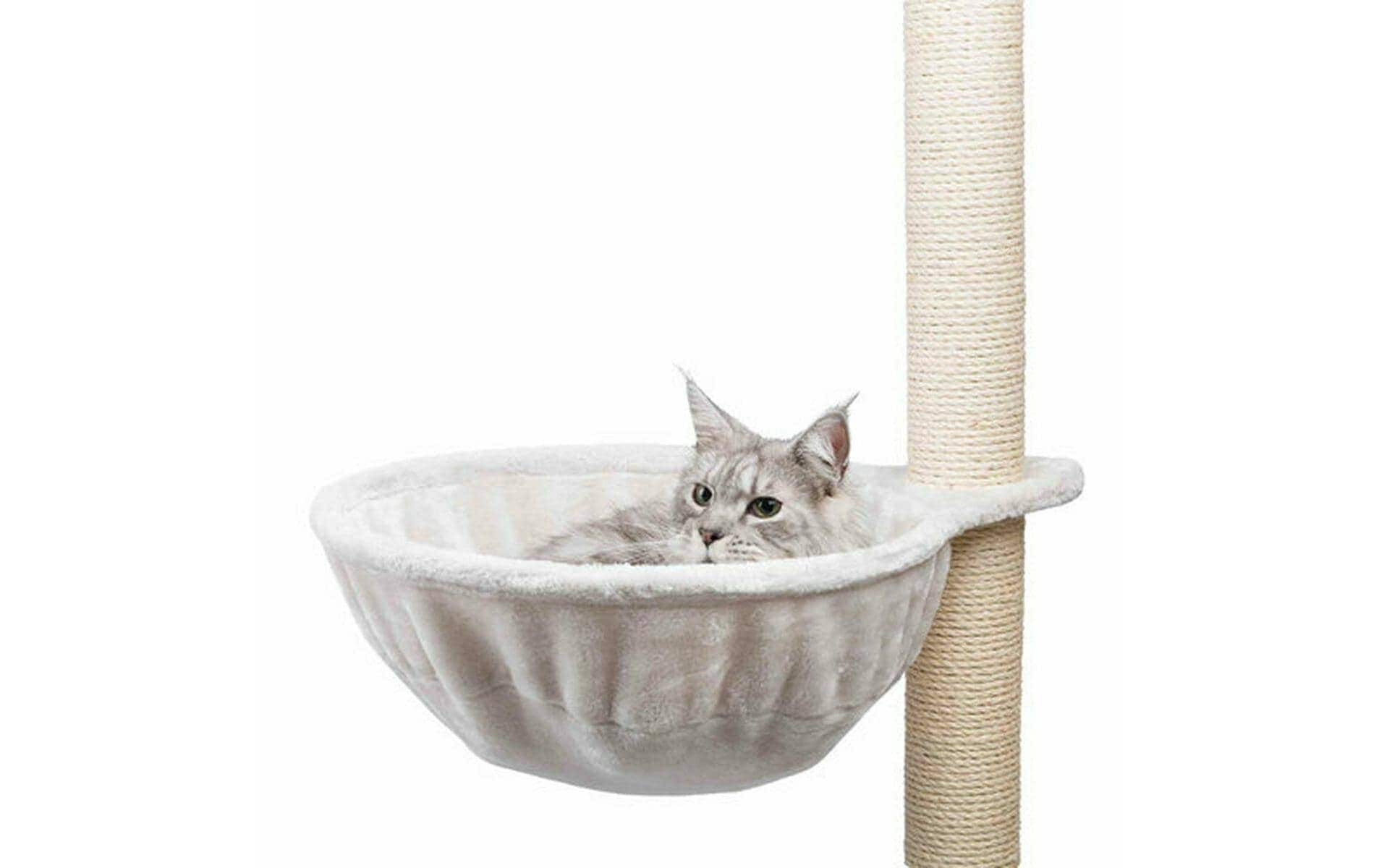 TRIXIE Kratzbaum »Trixie Kuschelsack XL Kuschelsack XL Plüsch Hellgrau Ø 45 cm« 45 cm hoch