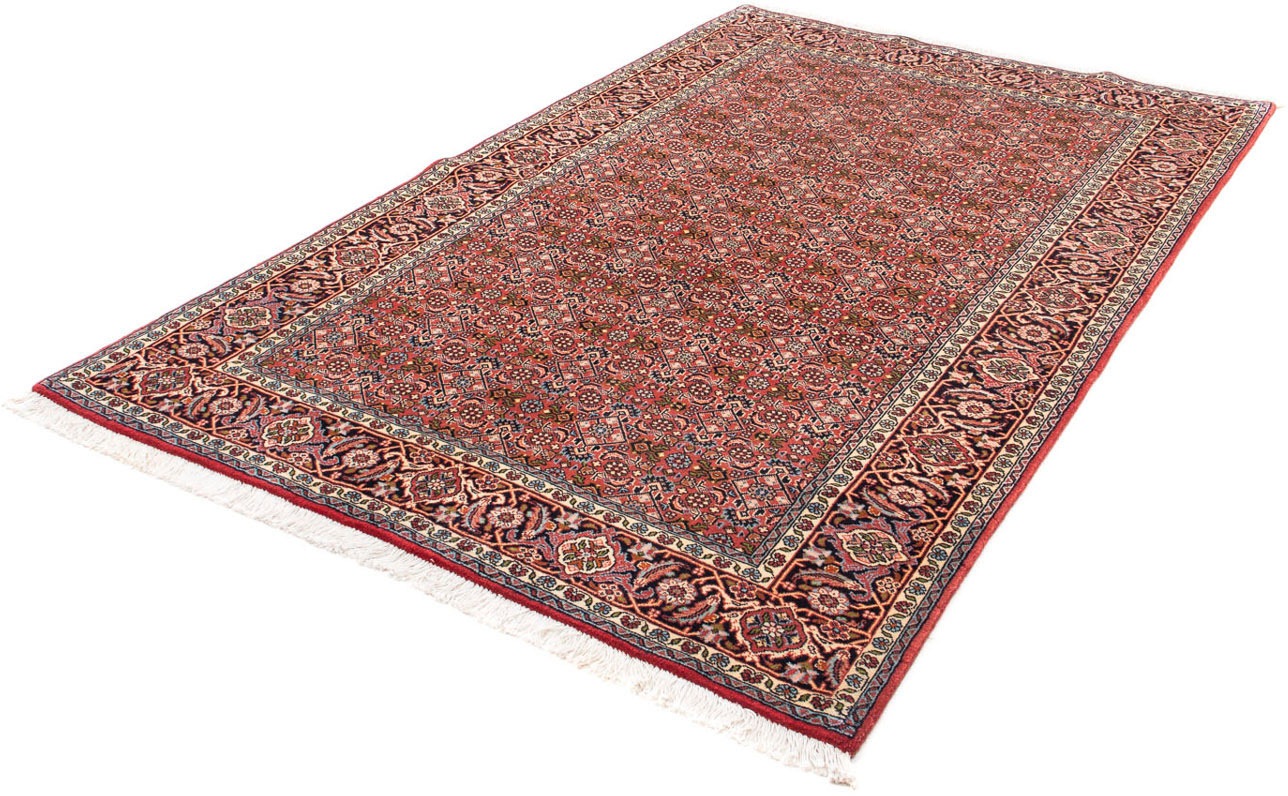 Image of morgenland Orientteppich »Perser - Bidjar - 215 x 136 cm - hellrot«, rechteckig, 15 mm Höhe, Wohnzimmer, Handgeknüpft, Einzelstück mit Zertifikat bei Ackermann Versand Schweiz