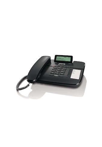 Gigaset Kabelgebundenes Telefon »DA810A Schwarz«, (Mobilteile: 1) kaufen
