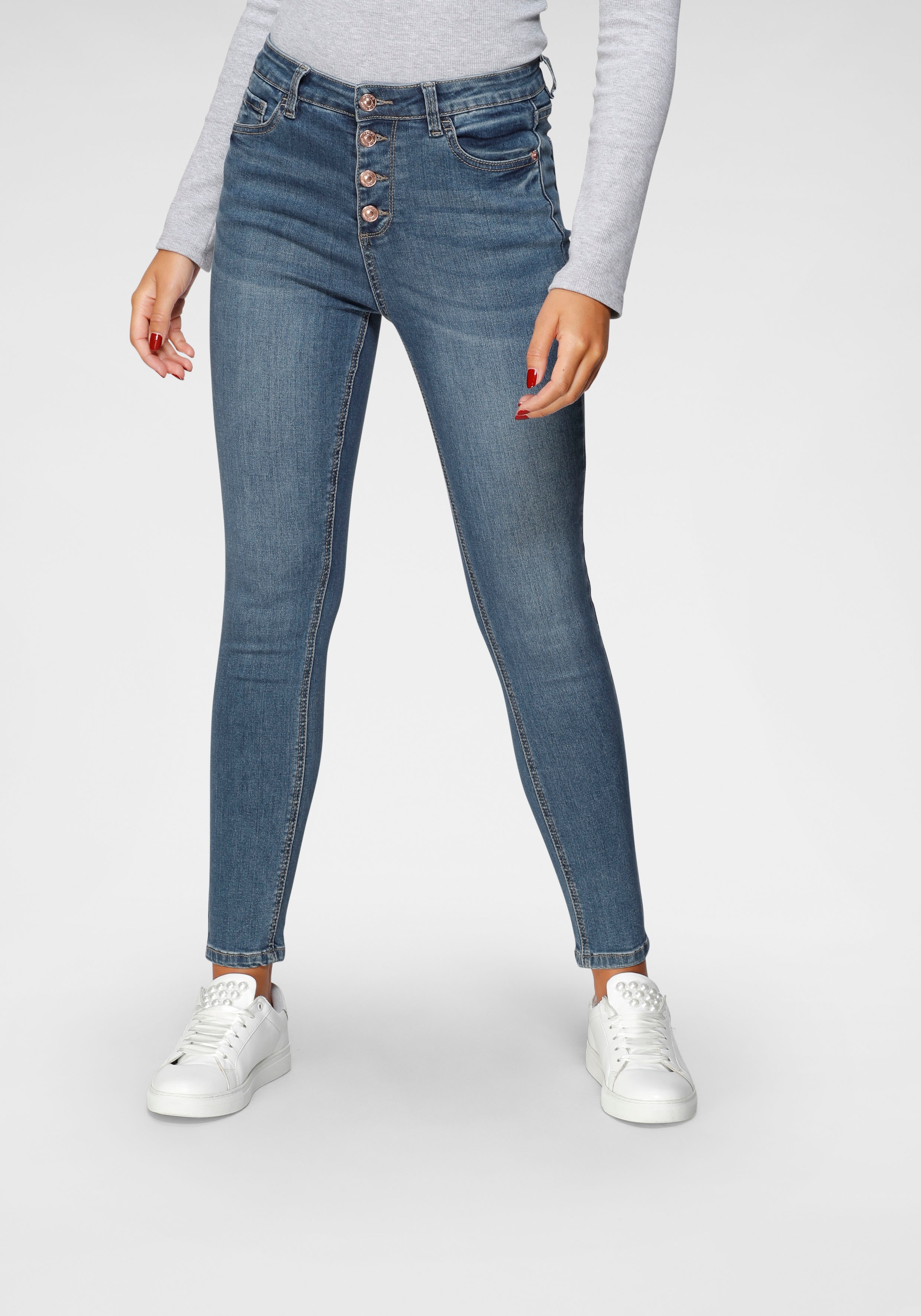 Image of HaILY’S High-waist-Jeans »ROMINA« bei Ackermann Versand Schweiz