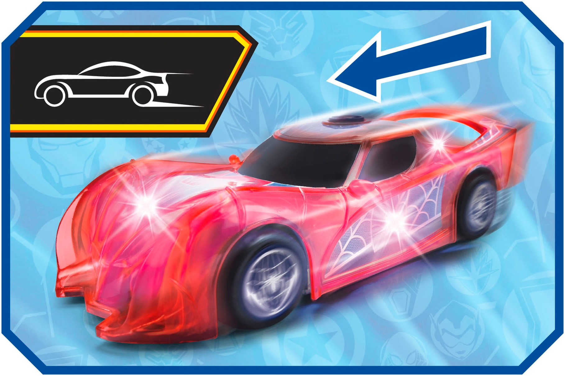 Dickie Toys Voiture-jouet »Marvel Light Hero Spider-Man 1:32« mit Licht und Sound