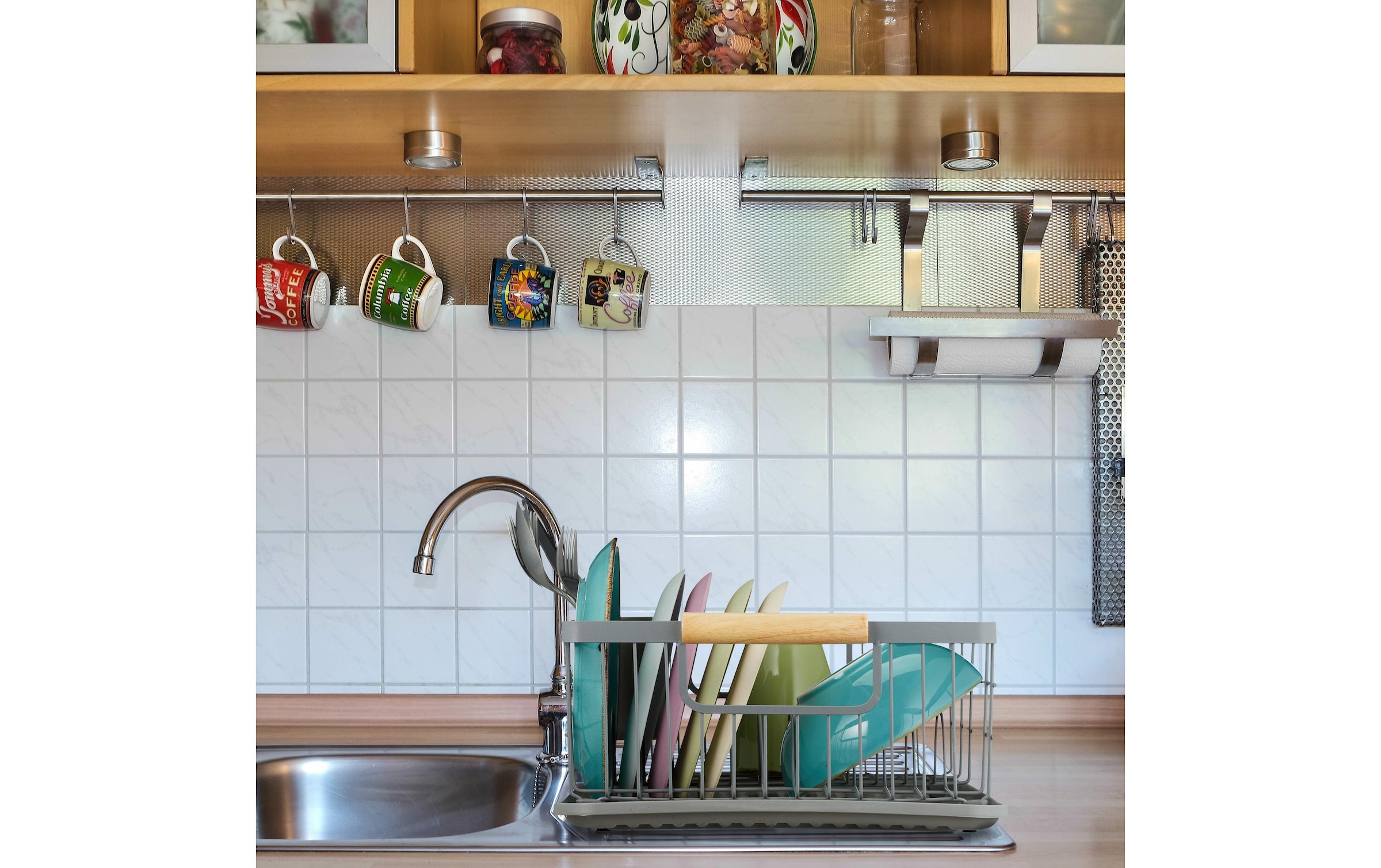 relaxdays Support de vaisselle »Abtropfgestell«