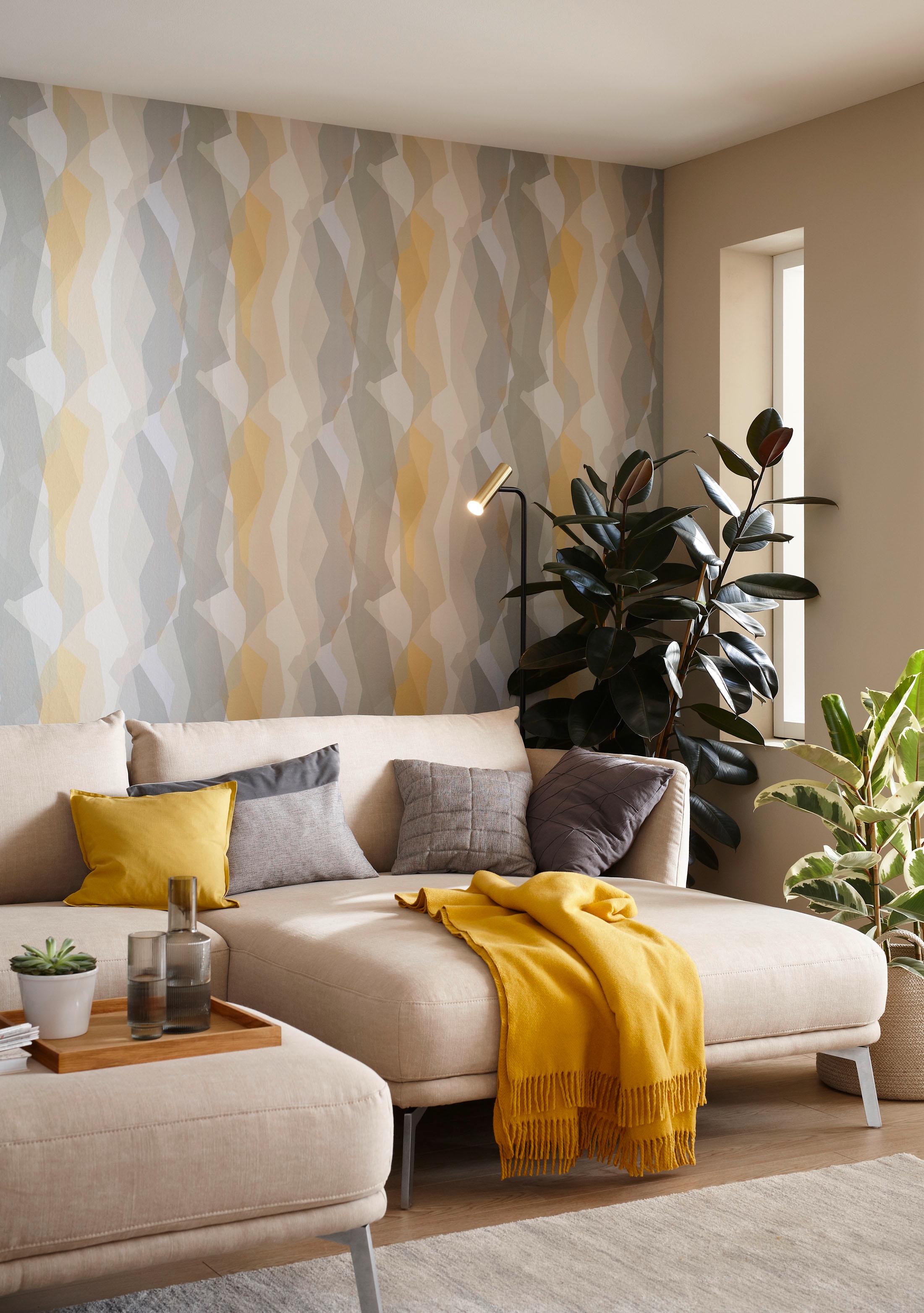 SCHÖNER WOHNEN-Kollektion Tapis »Balance« Rectangulaire 13 mm Höhe Kurzflor, Wohnzimmer