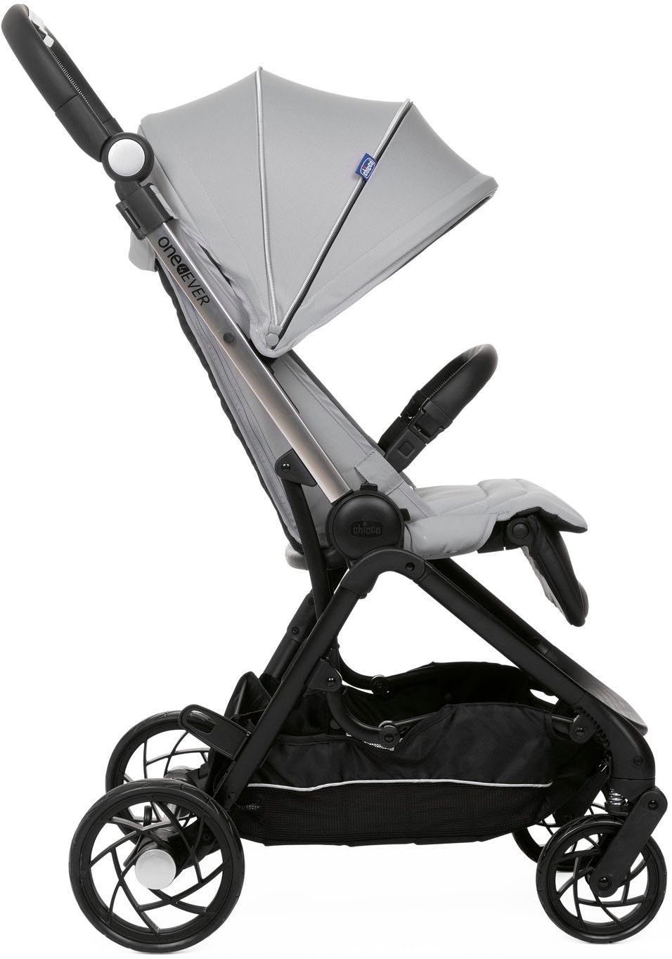 Chicco Kombi-Kinderwagen »Kinderwagen One4ever, silverleaf«, mit zwei Sitzen