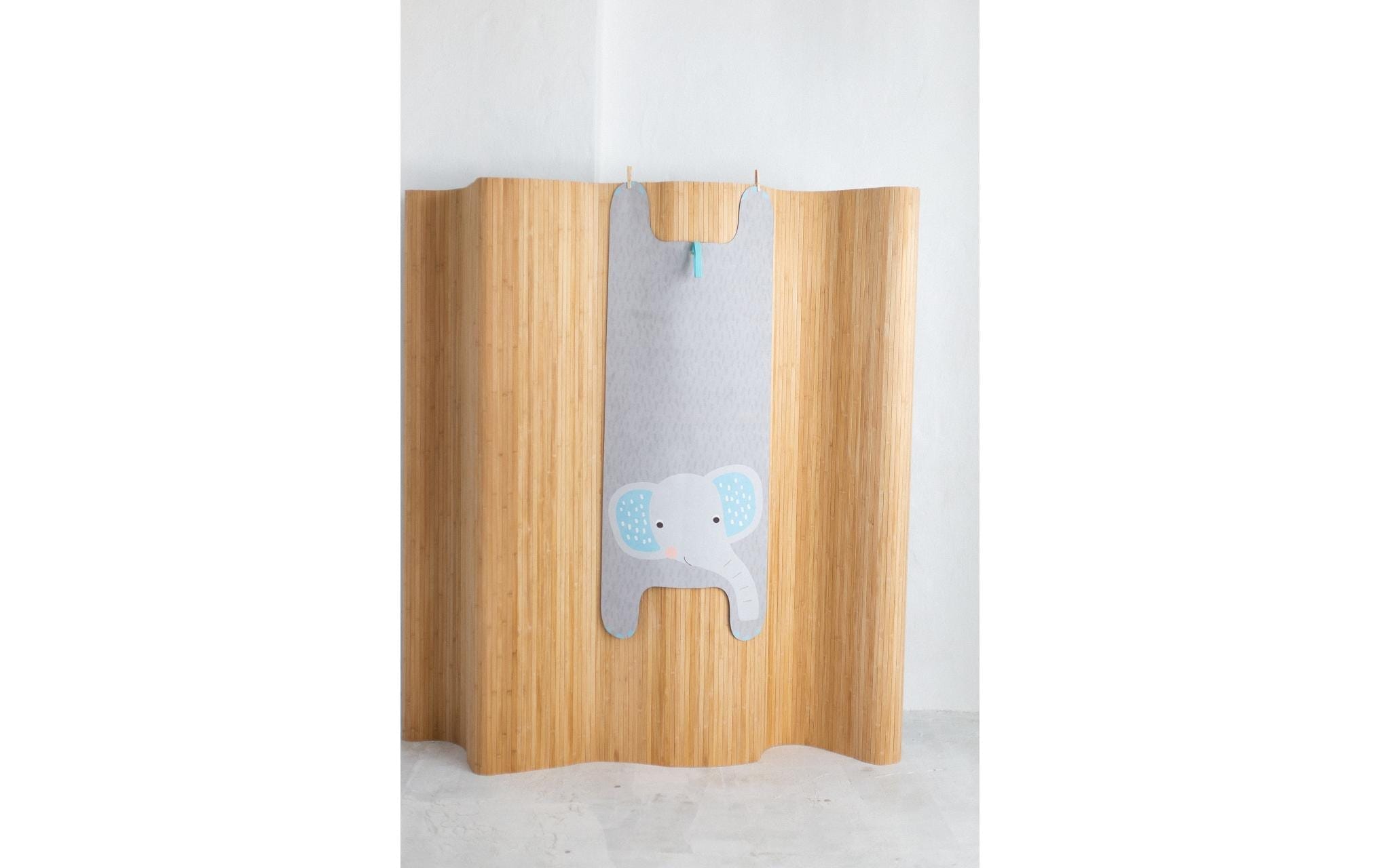   Spielmatte »Yogitier Eddy der Elefant Naturkautschuk Mikrofaser-Velours«
