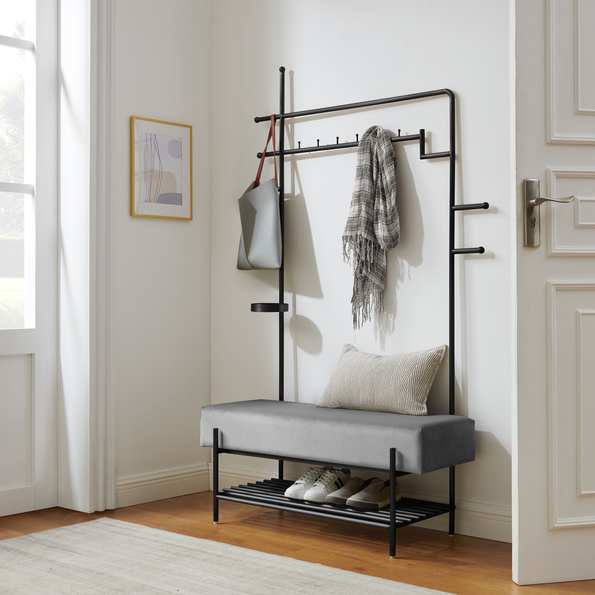 Image of COUCH♥ Garderobenständer »Hereinspaziert«, Gestell aus Edelstahl in goldfarben oder schwarz bei Ackermann Versand Schweiz