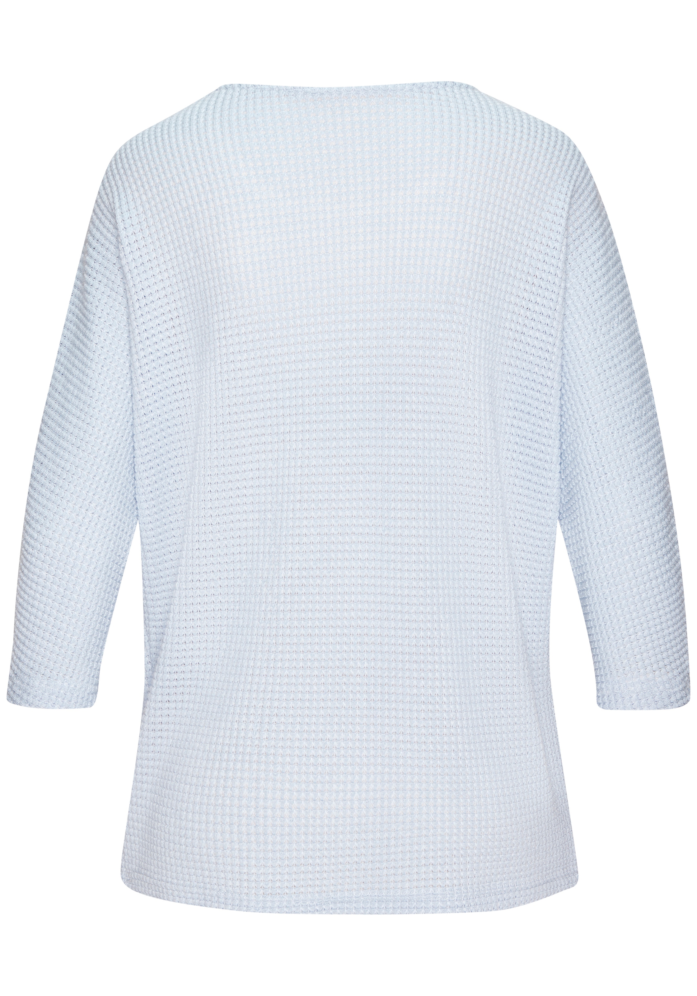 Vivance 3/4-Arm-Shirt »mit sommerlicher Waffelstruktur« aus bügelfreier Strickqualität